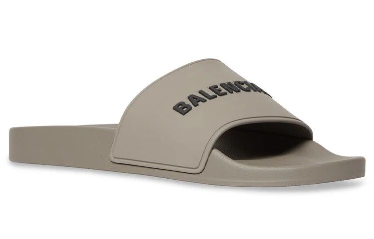Balenciaga o1la1rc1a0425 Pool Slide Sandals in Grey Size US 6 / EU 39 - 3 Thumbnail
