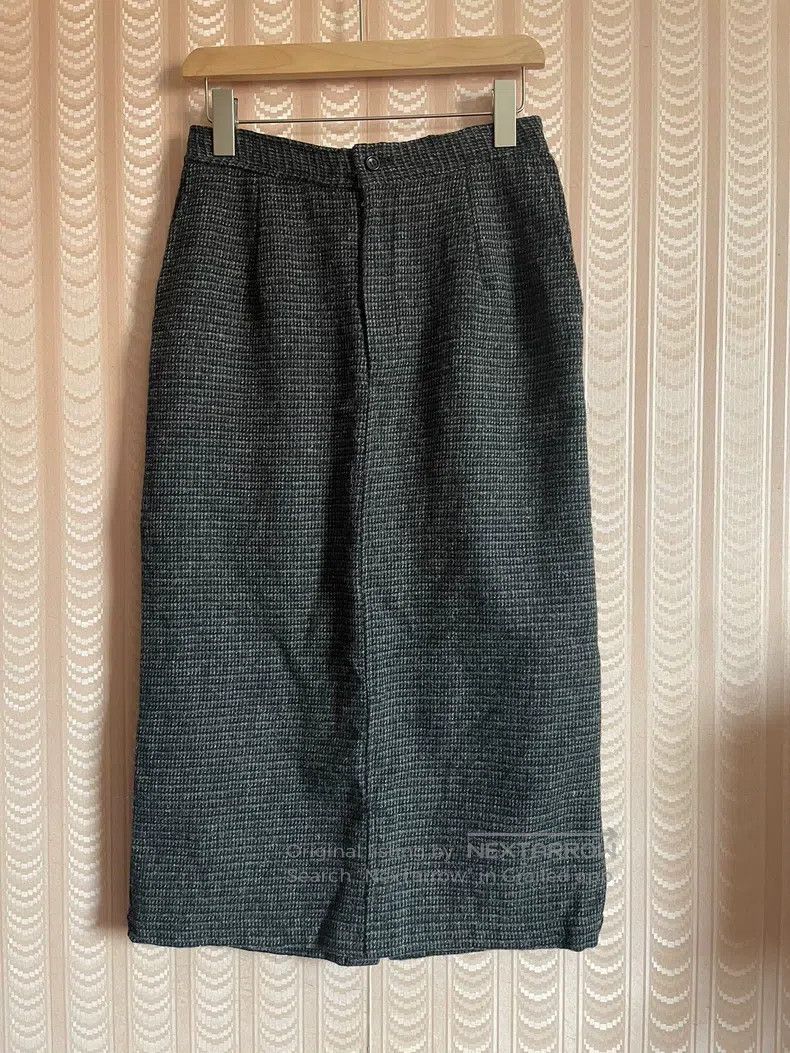 Comme des Garcons Comme Des Garcons size S Wool Long Skirt Black White Grey Size 25" / US 0 / IT 36 - 1 Thumbnail