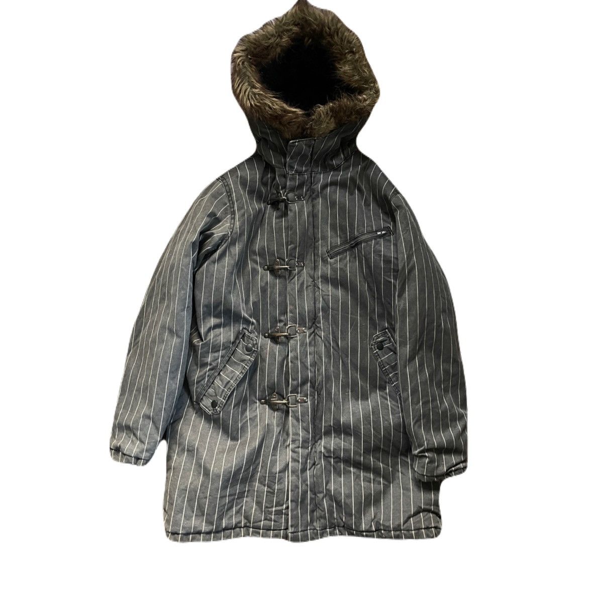 If Six Was Nine 2000s Japanese archive fur padded gimmic jacket vkei y2k Size US M / EU 48-50 / 2 - 2 Thumbnail