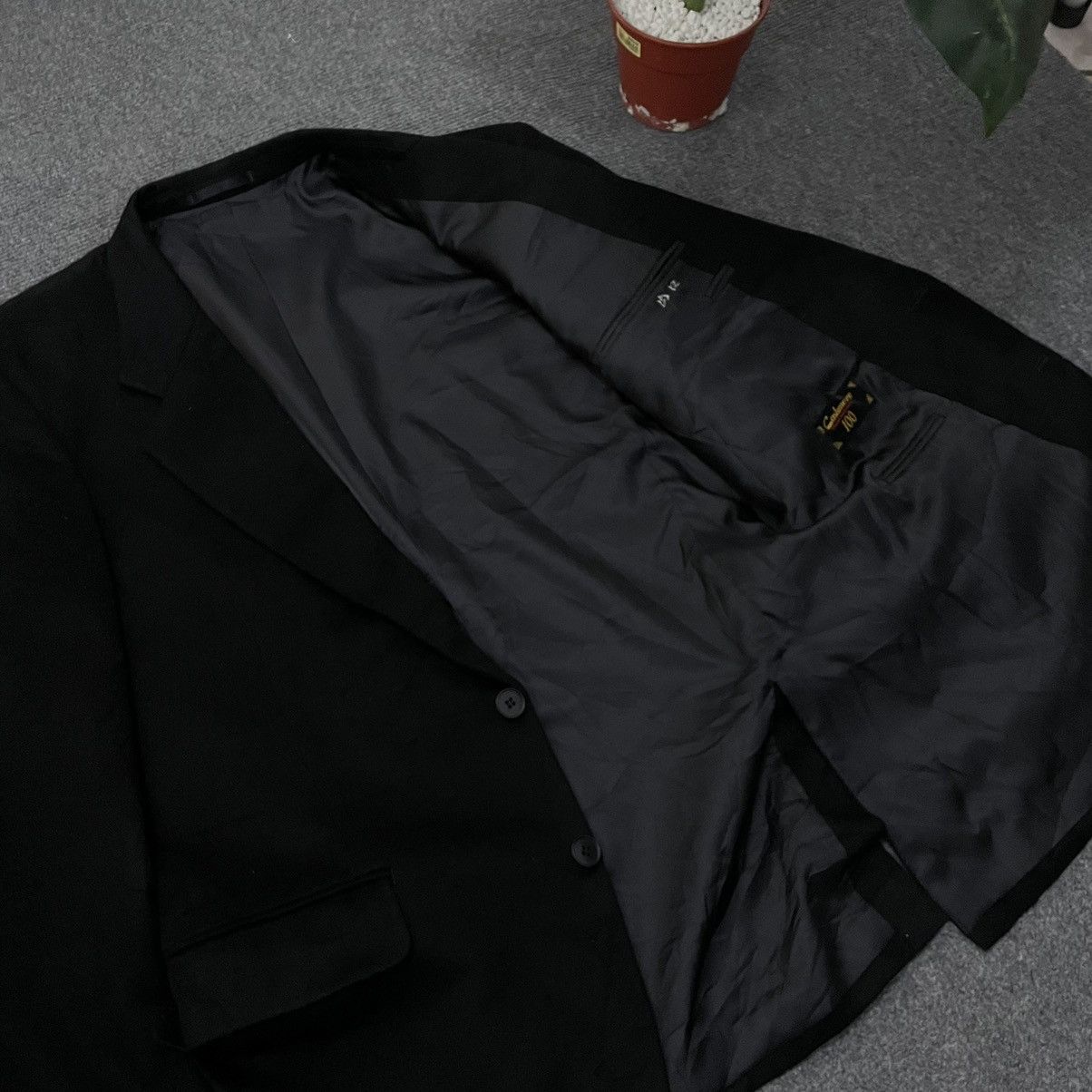 Designer Vintage Cashmere Black Blazer Size 38R - 3 Thumbnail