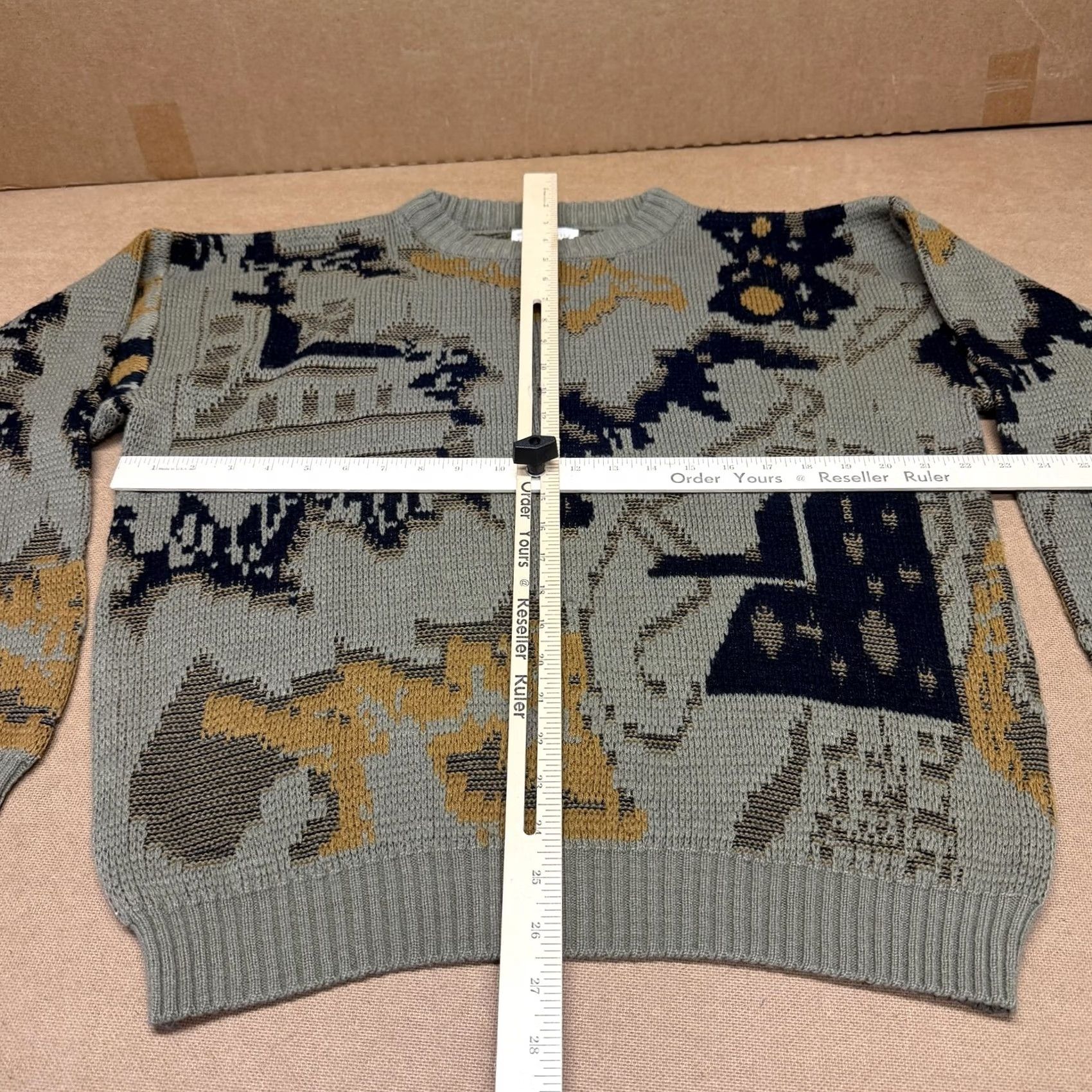 Vintage VINTAGE Chapel Hill Sweater Mens L Gray City Graphic Knit Pullover 80s Size US L / EU 52-54 / 3 - 4 Thumbnail