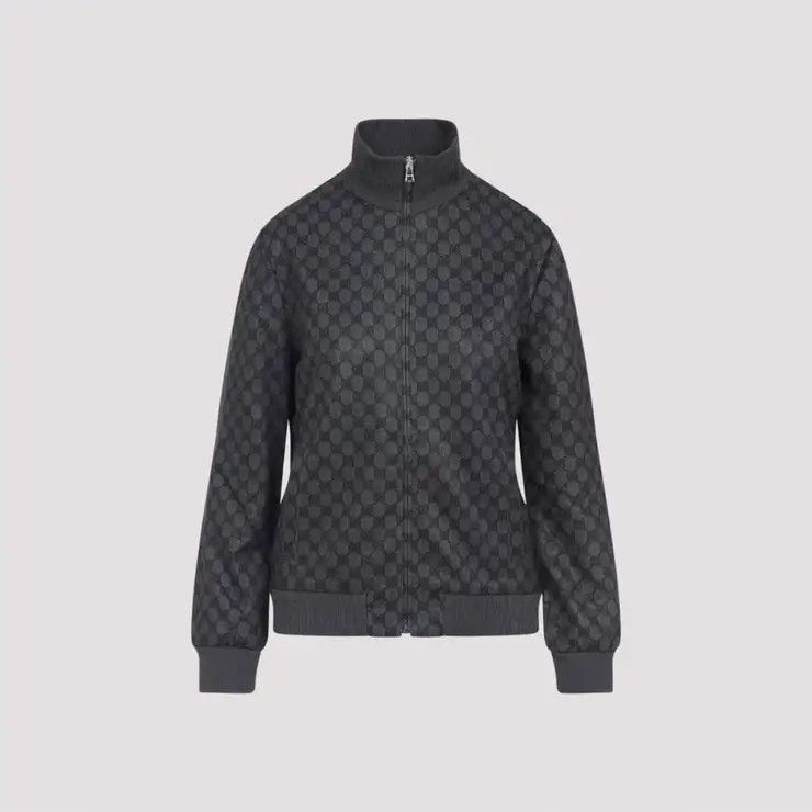 Gucci o1B3y1r0426 Printed Technical Jersey Zip Sweatshirt in Black Size US S / EU 44-46 / 1 - 1 Thumbnail