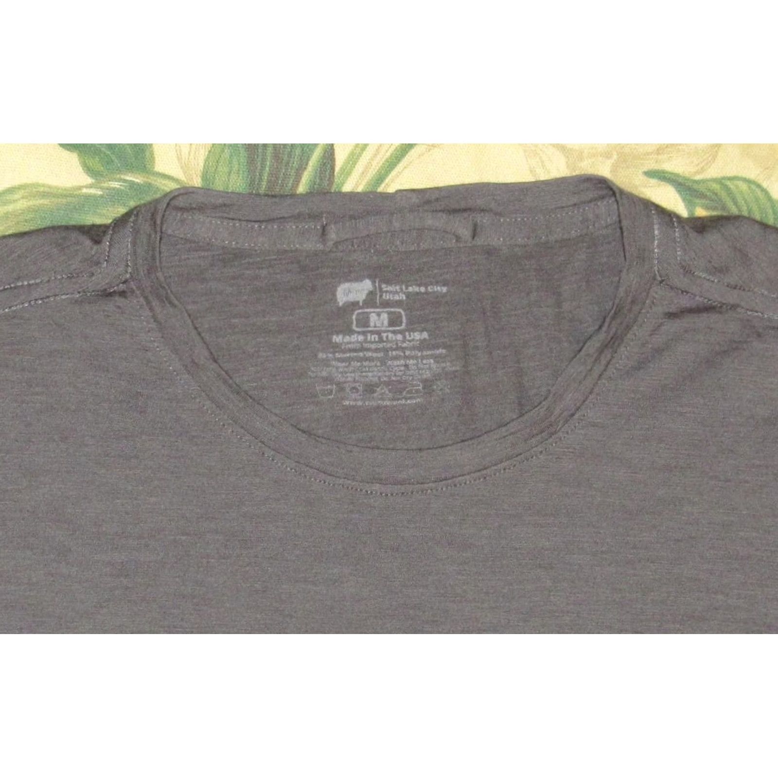 Vintage WURU Grey Merino Wool Blend Long Sleeve Base Layer T Shirt Medium Men XS? Size US M / EU 48-50 / 2 - 2 Thumbnail