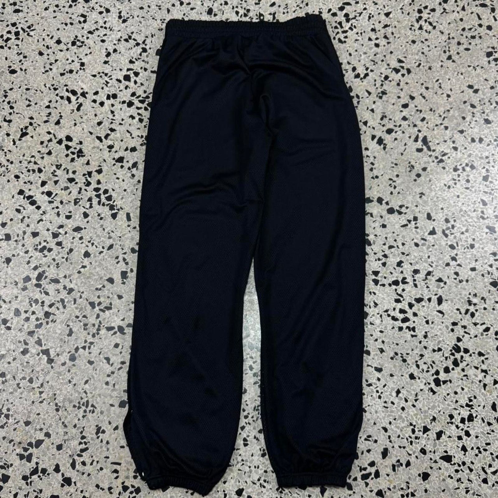 NBA × Vintage VINTAGE Y2K AND1 BLACK TEARAWAY BASKETBALL MESH PANTS: Size US 31 - 5 Thumbnail