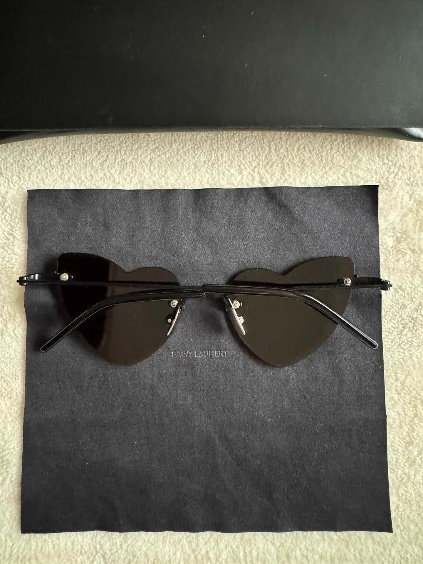 Saint Laurent Paris Saint Laurent Heart-Shaped Sunglasses Ｑ23 Size ONE SIZE - 2 Thumbnail