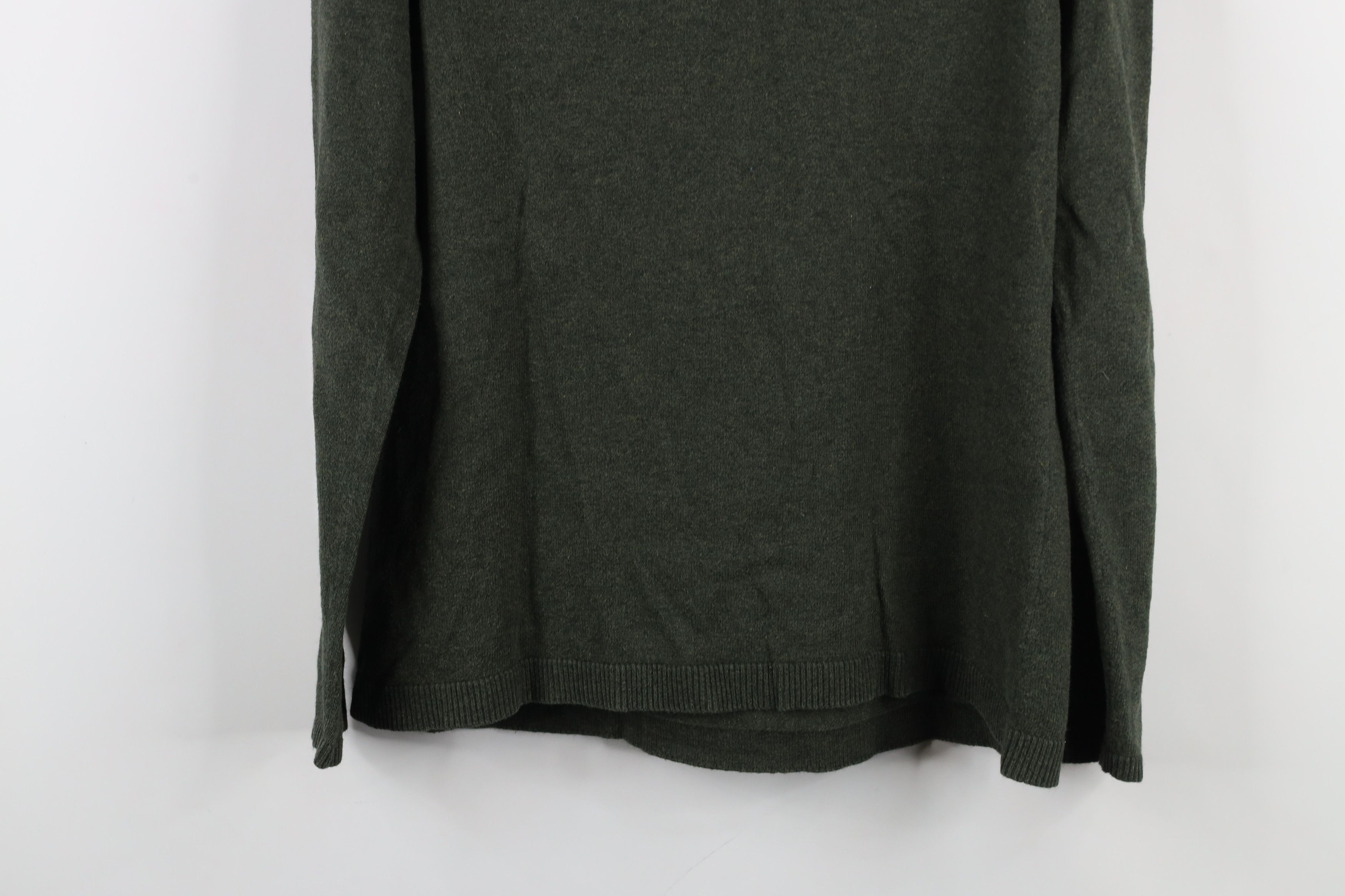Eddie Bauer × Vintage Vintage Eddie Bauer Cashmere Knit Sweater Heather Green Size M / US 6-8 / IT 42-44 - 7 Thumbnail