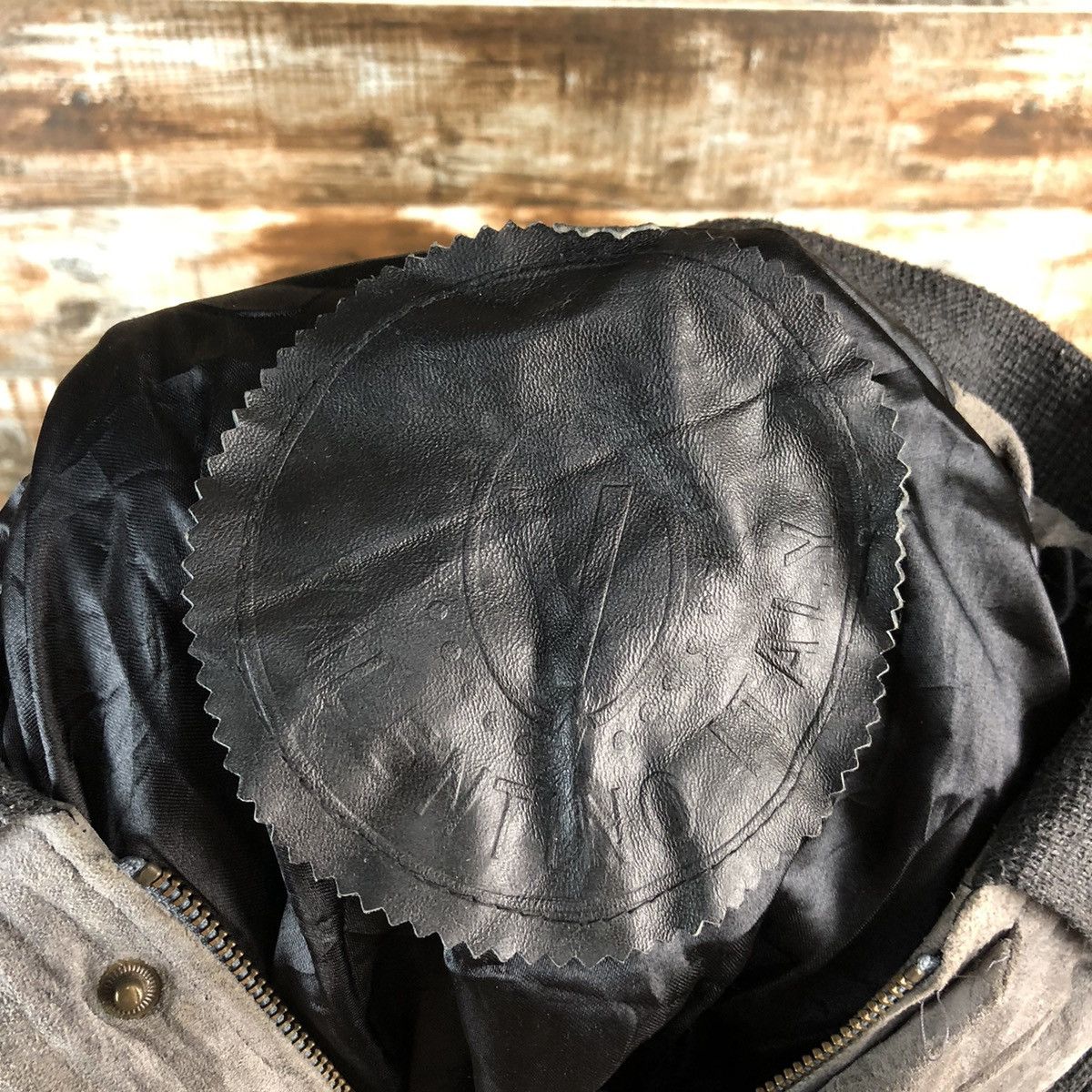 Valentino Valentino Grey vintage Bombers leather Jacket #A2323 Size US M / EU 48-50 / 2 - 17 Thumbnail