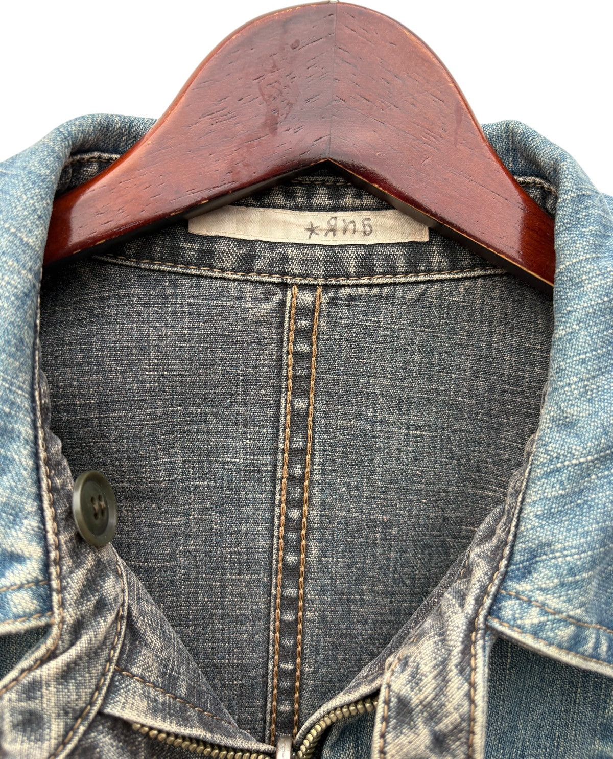 Japanese Brand Rna Riversible Streetwear Women Denim Jacket Size S / US 4 / IT 40 - 3 Thumbnail