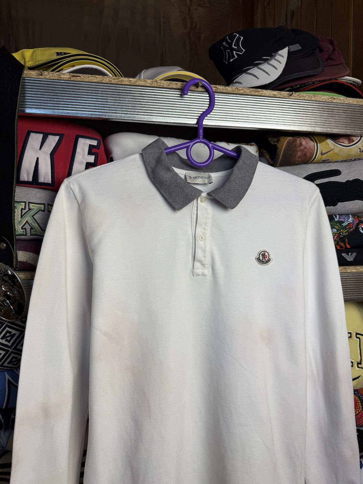 Moncler Moncler Polo Long Sleeve Luxury Size US XS / EU 42 / 0 - 3 Thumbnail
