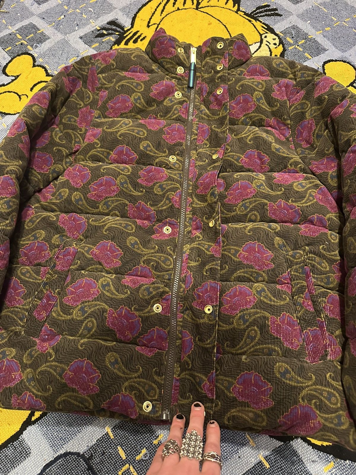 Vintage Vintage Paisley Down Puffer Size US M / EU 48-50 / 2 - 2 Thumbnail