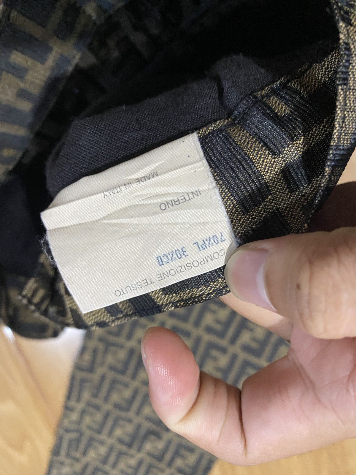 Fendi × Vintage 🖤BLACKDAY🖤Vintage Fendi Zucca Monogram Pants Size 26" / US 2 / IT 38 - 7 Thumbnail