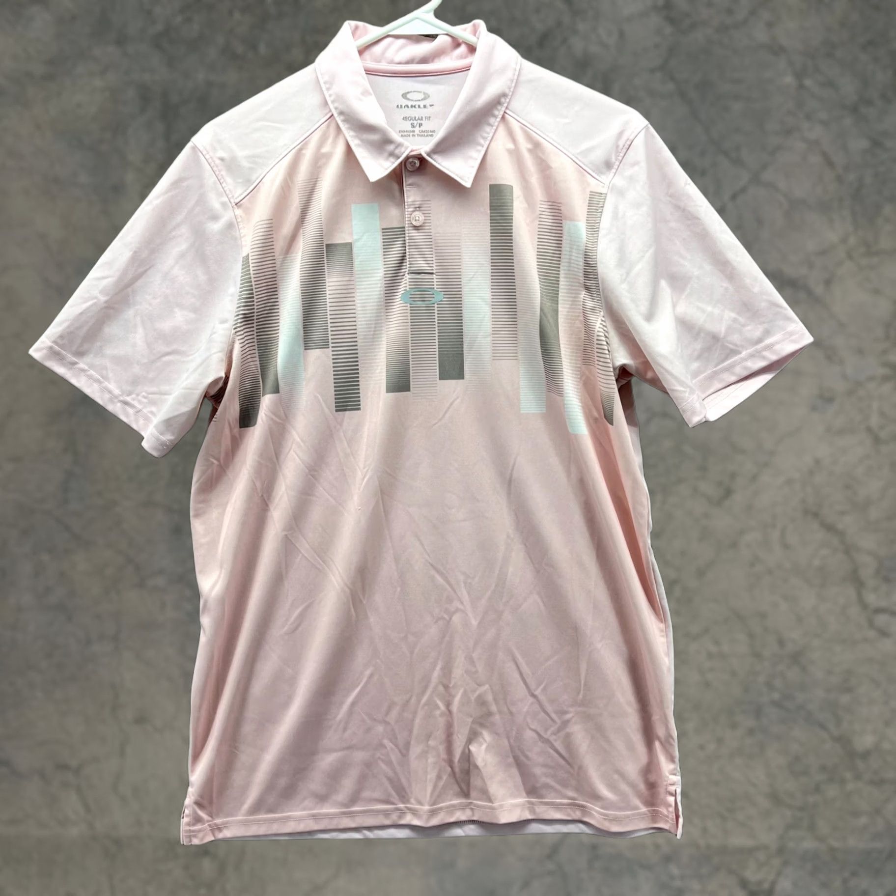 Oakley VINTAGE Oakley Polo Shirt Mens Small Pastel Pink Preppy Performance Polyester Golf Size US S / EU 44-46 / 1 - 1 Thumbnail