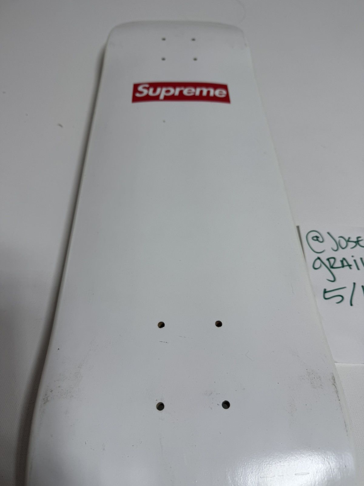 Supreme Supreme 20th Anniversary Deck Brand New Box Logo White Size ONE SIZE - 2 Thumbnail