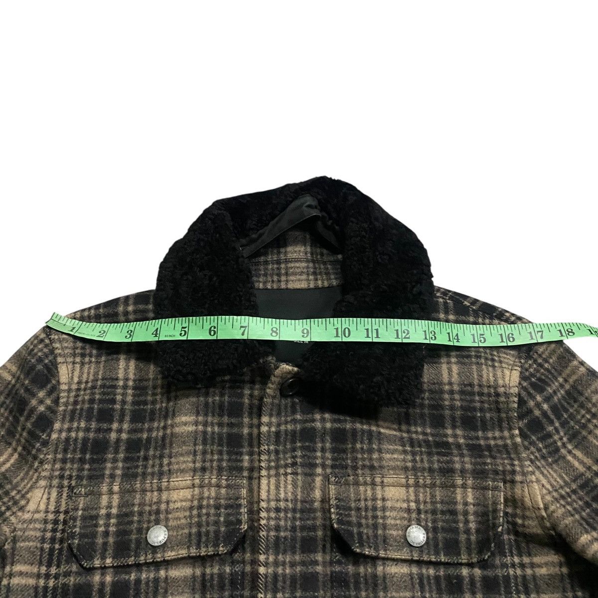 Banana Republic Banana Republic Wool Plaid Button Jacket M Size Brown/Black Size US M / EU 48-50 / 2 - 14 Thumbnail