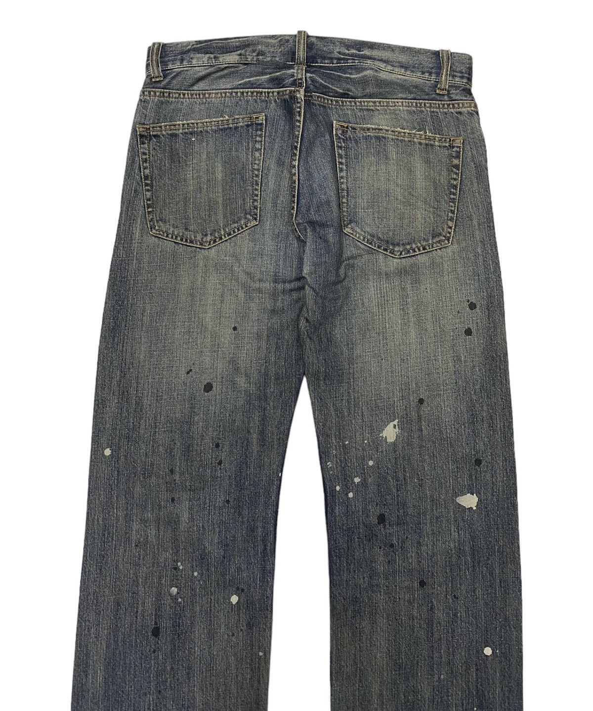 Hysteric Glamour × Japanese Brand 🔥RARE BAGGY JAPANESE PAINTER JEANS DISTRESSED DENIM JEANS Size US 35 - 6 Thumbnail