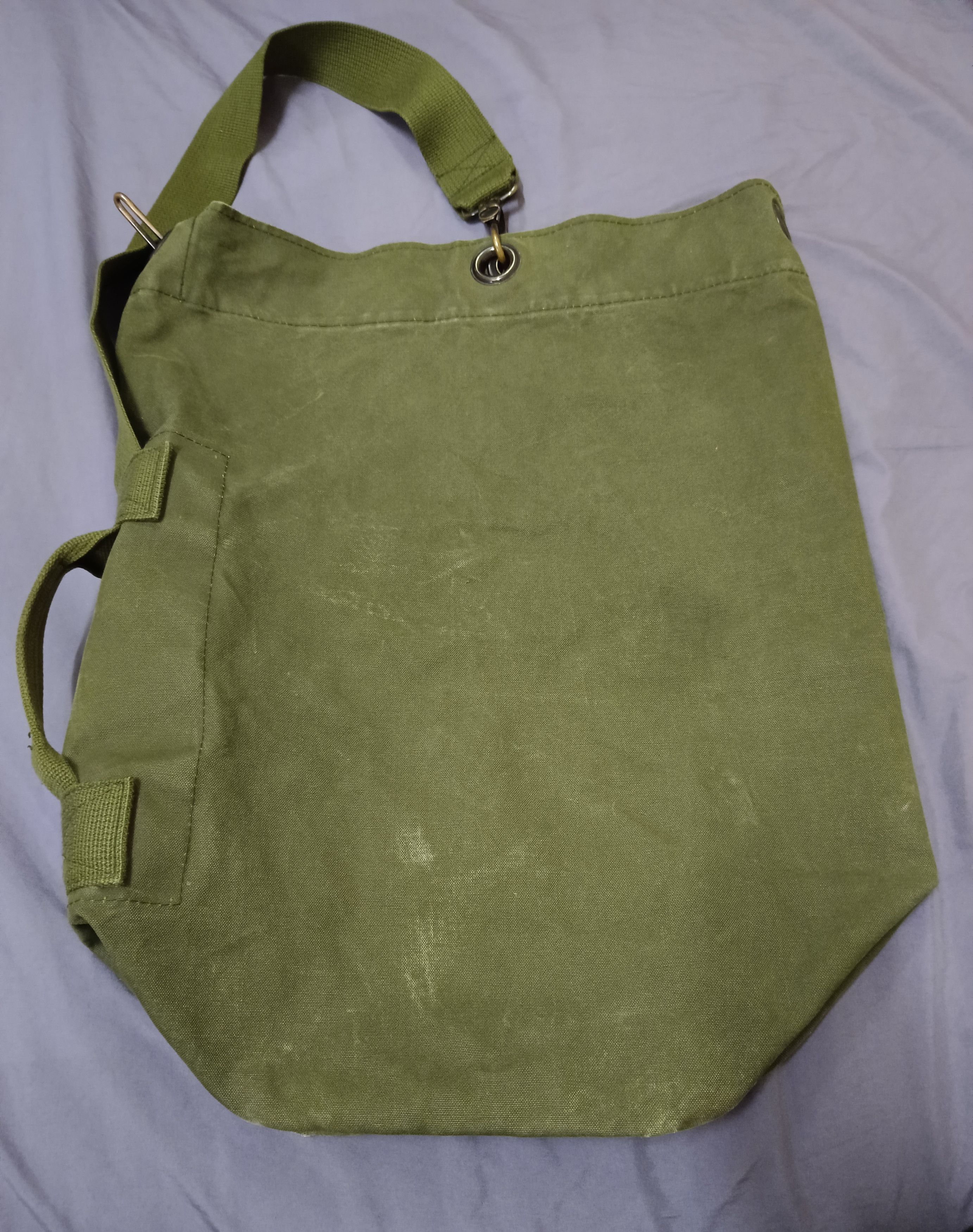 Vintage VINTAGE ARMY DUFFLE 2WAYS Size ONE SIZE - 7 Thumbnail