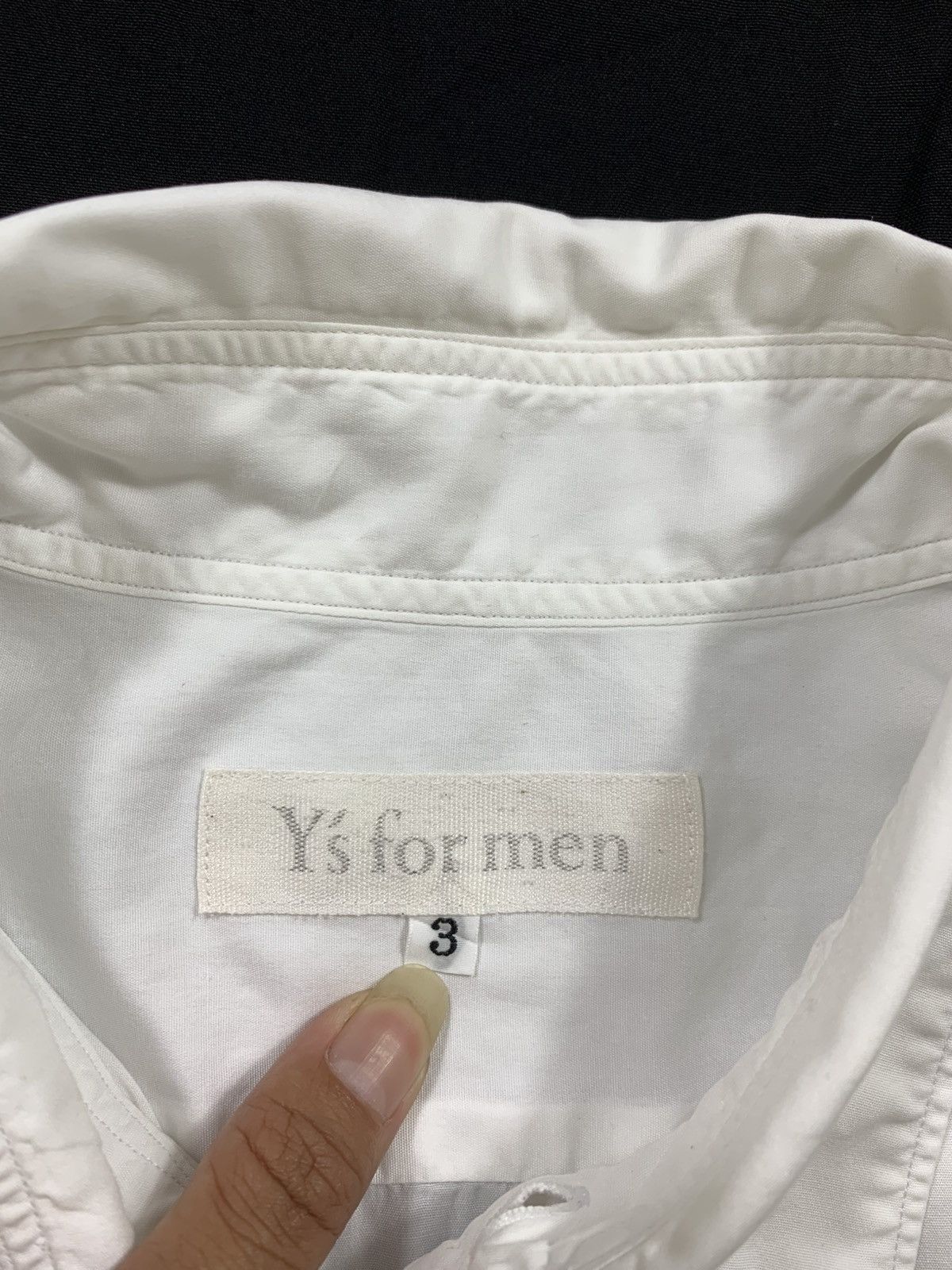 Yohji Yamamoto YOHJI YAMAMOTO y's for men White Shirt Size US L / EU 52-54 / 3 - 3 Thumbnail