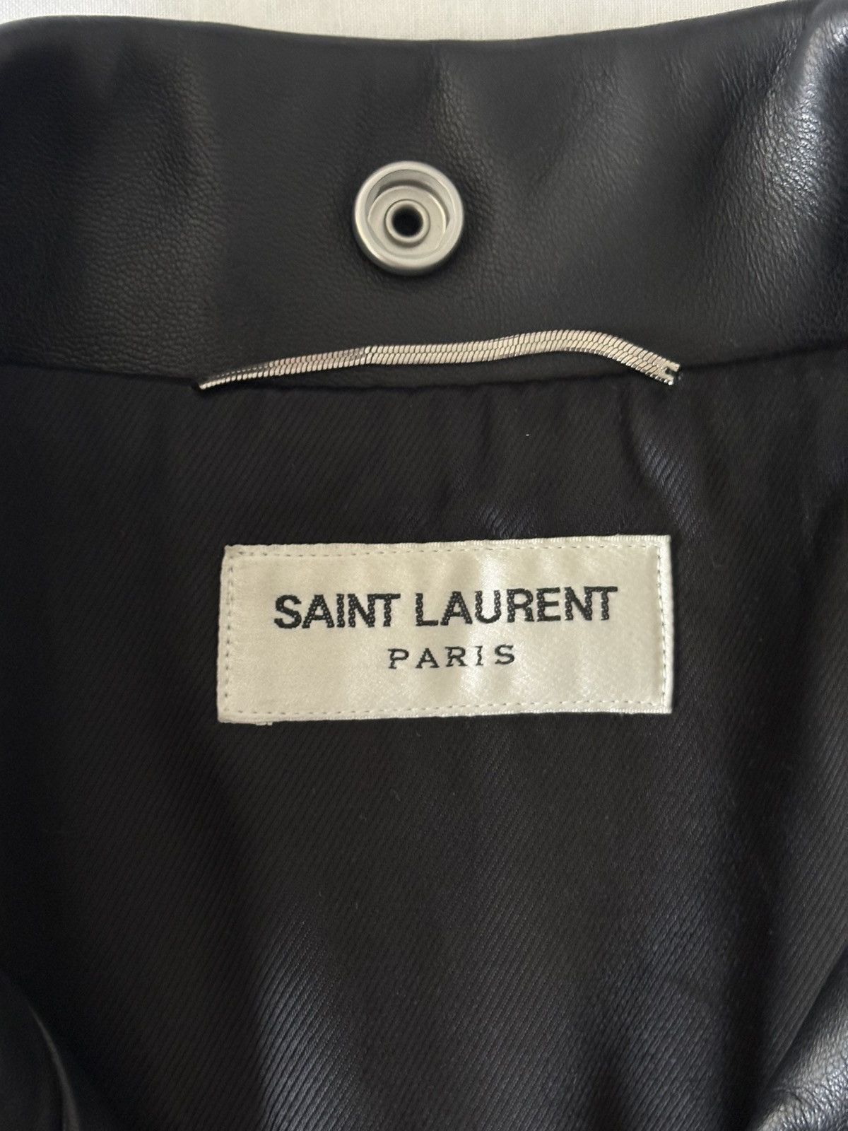 Saint Laurent Paris Saint Laurent L01 2016 Leather Jacket Size US L / EU 52-54 / 3 - 2 Thumbnail