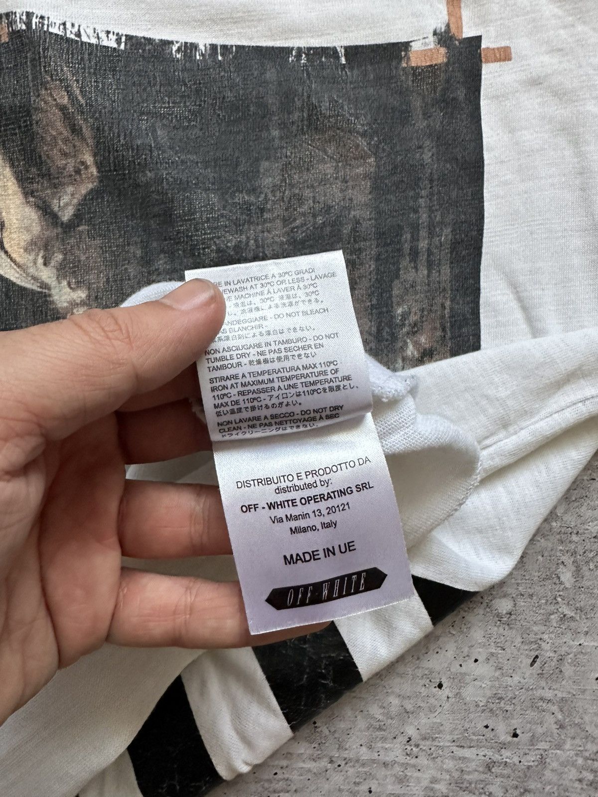 Off-White Off-White Caravaggio Sample Vintage T Shirt Size US M / EU 48-50 / 2 - 12 Thumbnail