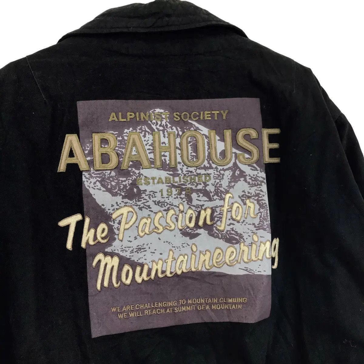 ABAHOUSE Vintage ABAHOUSE ALPINIST SOCIETY Mountaineering Varsity Size US XL / EU 56 / 4 - 3 Thumbnail