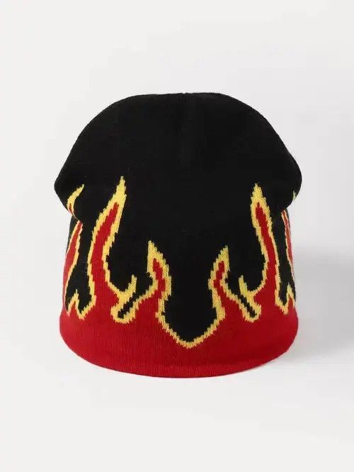 Other Fire Print Beanie Size ONE SIZE - 4 Thumbnail