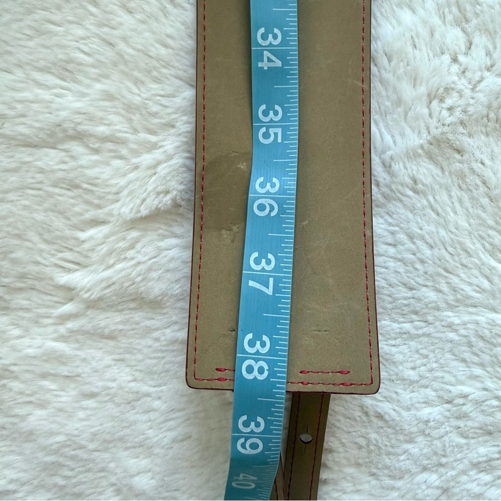 Swarovski SWAROVSKI women leather wide belt size M/L Authentic Size ONE SIZE - 7 Thumbnail