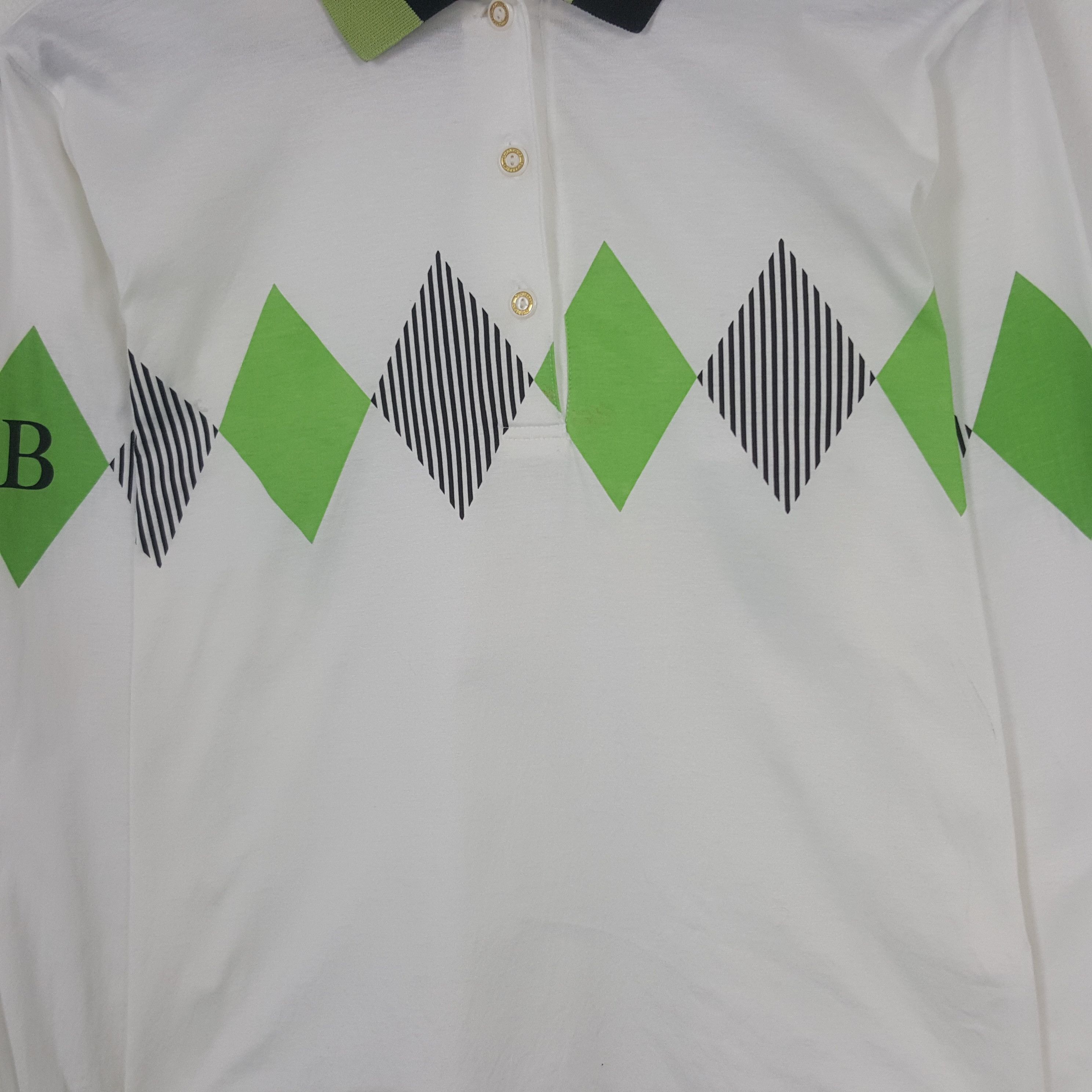 Burberry × Vintage Vintage Burberrys Polos Shirt Size L / US 10 / IT 46 - 2 Thumbnail
