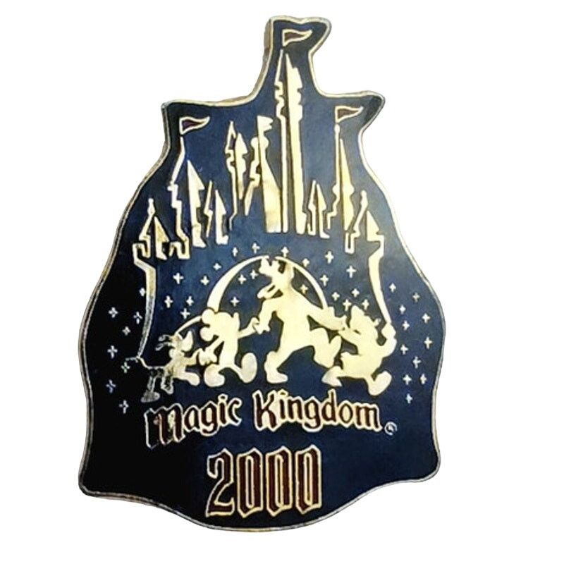 Disney WDW Magic Kingdom 2000 Silhouette Parade Enamel Pin Size ONE SIZE - 1 Thumbnail