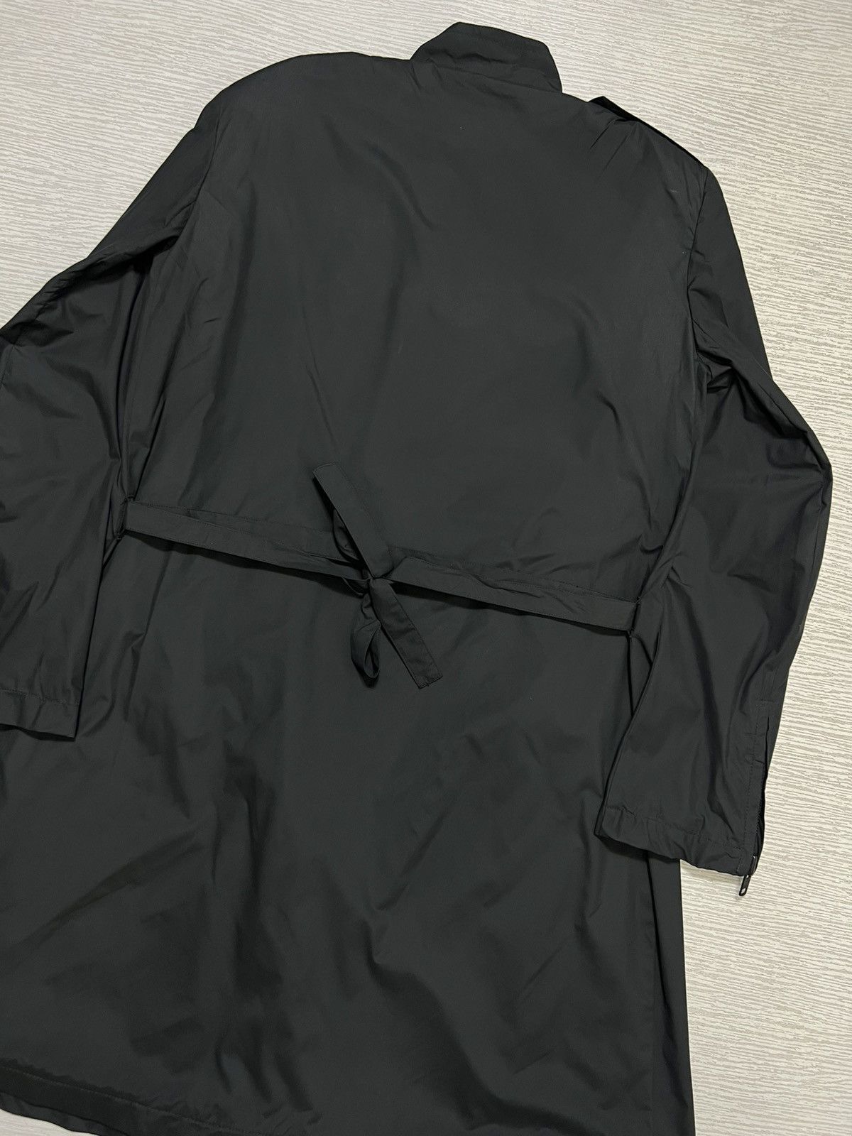 Ann Demeulemeester Ann Demeulemeester - Asymmetrical Zip Belted Trench Coat Size XS / US 0-2 / IT 36-38 - 13 Thumbnail