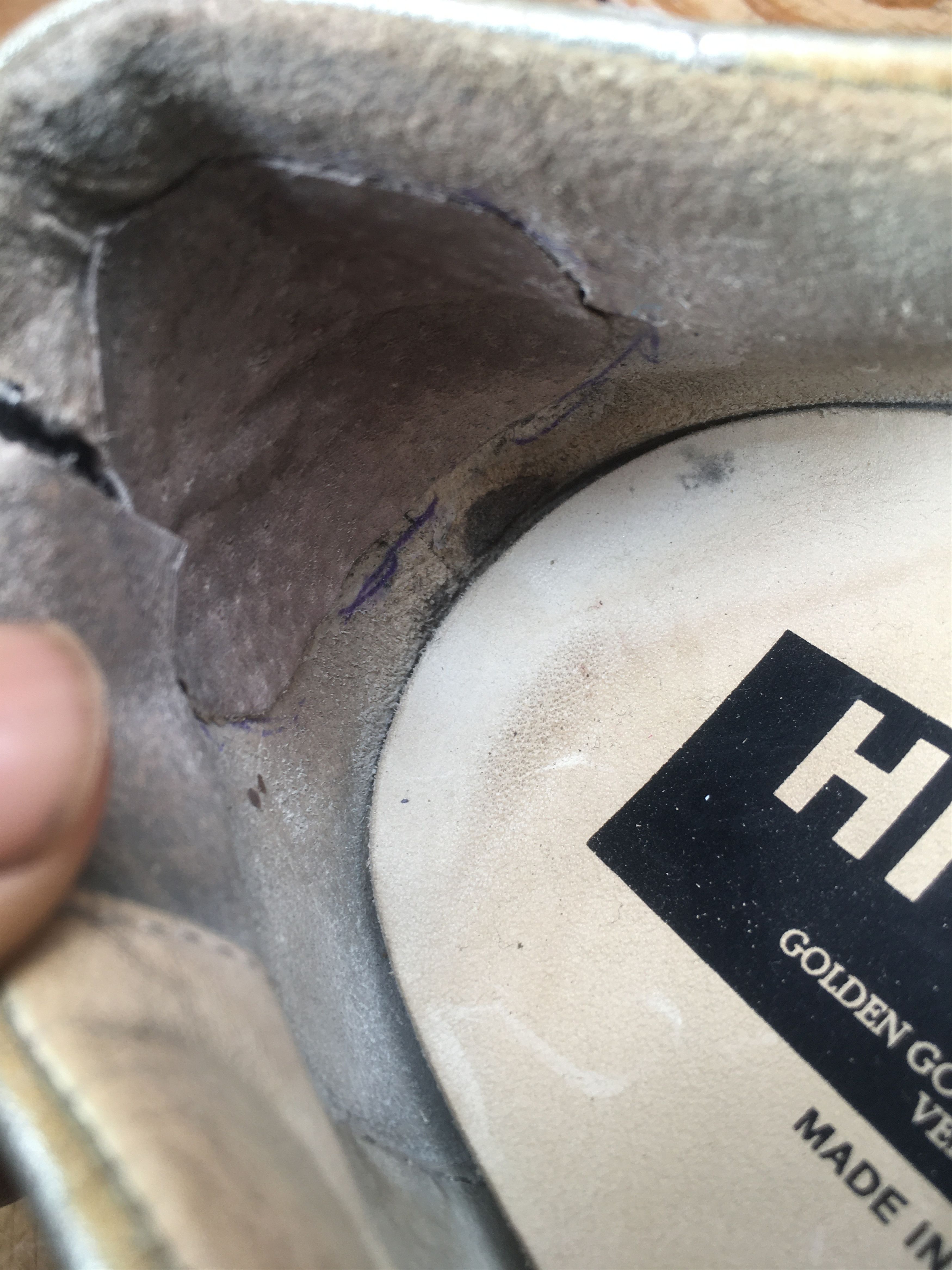 Golden Goose Golden goose deluxe HI STAR Gray leather sneakers EUR 42 Size US 9 / EU 42 - 17 Thumbnail