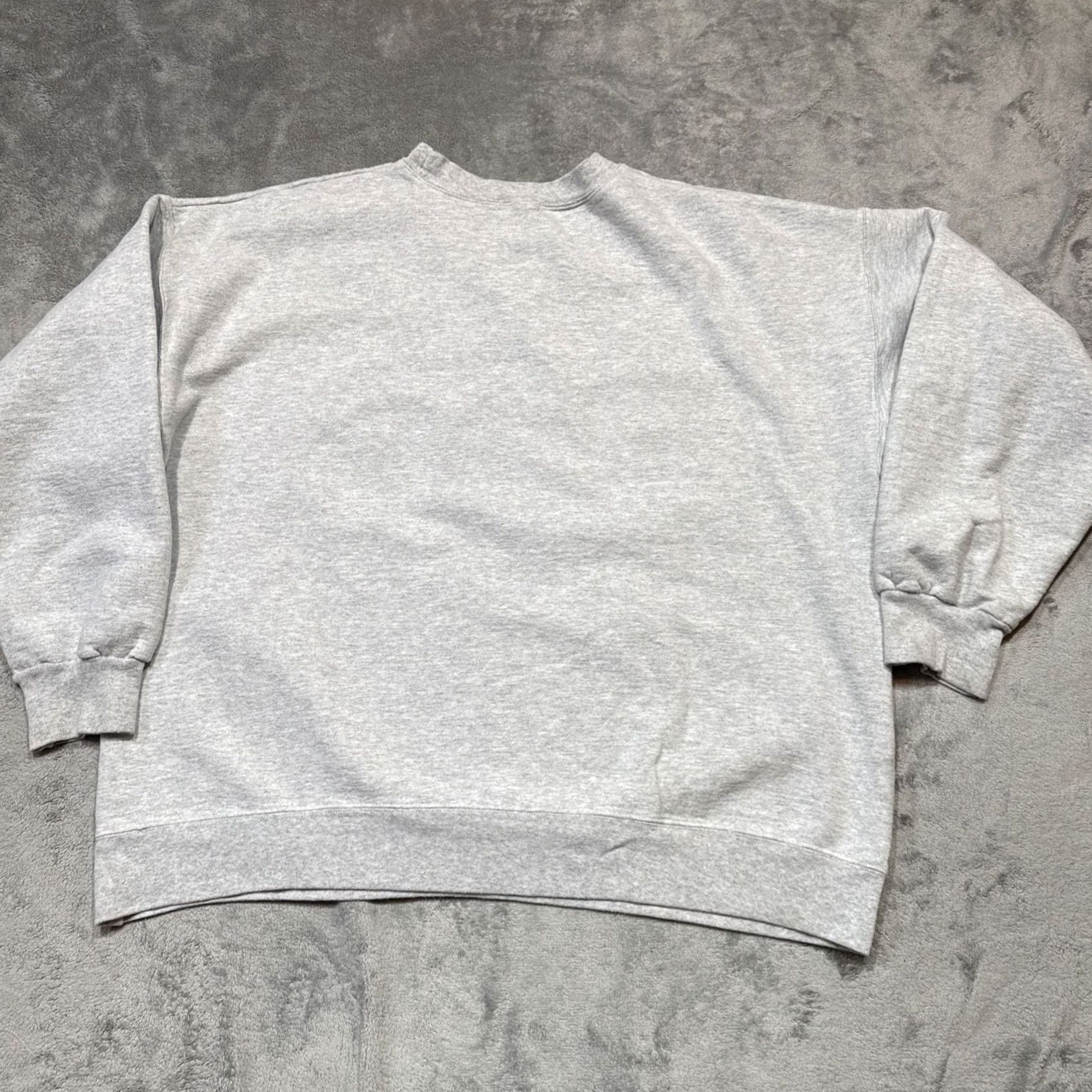 Vintage the bar Women Sweatshirt X-Large Varsity Gray Crew Neck Pullover Graphic Print University Activewear Size XL / US 12-14 / IT 48-50 - 6 Thumbnail