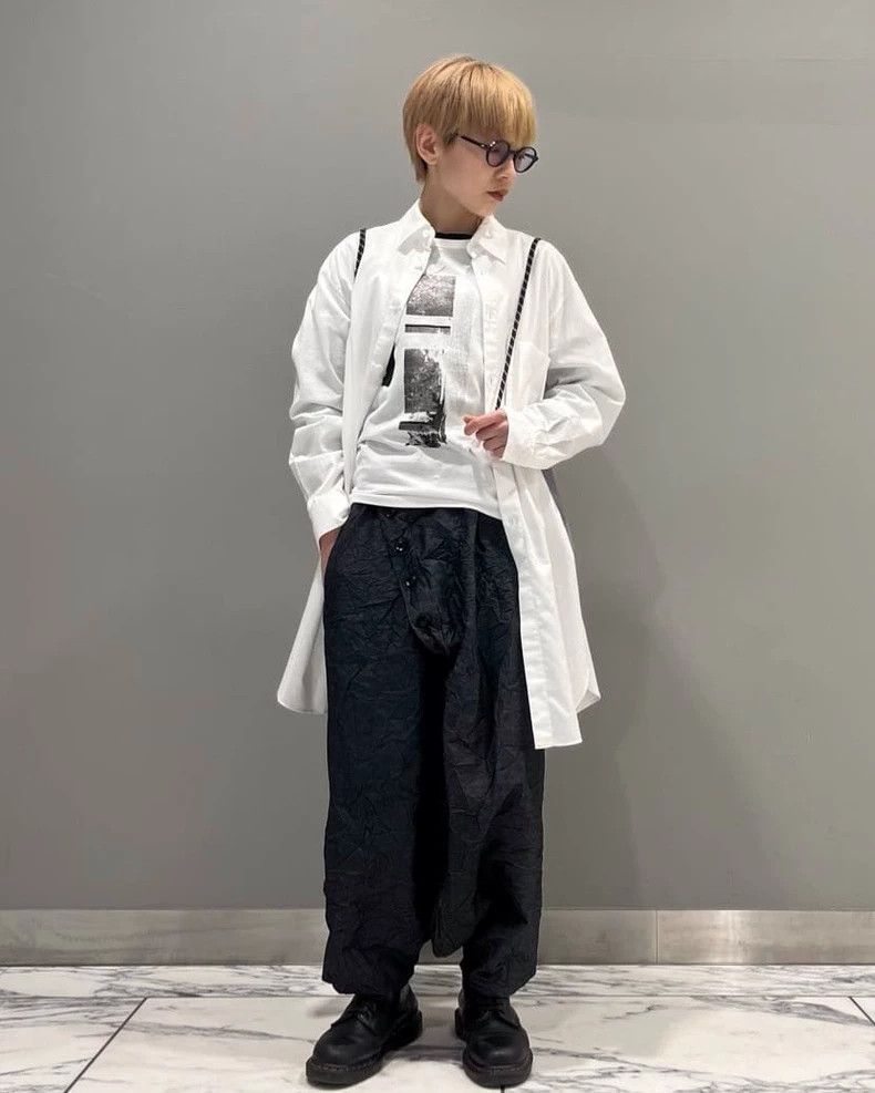 Yohji Yamamoto Yohji Yamamoto size 2 Sharuel silhouette trousers with wri Size US 28 / EU 44 - 1 Thumbnail