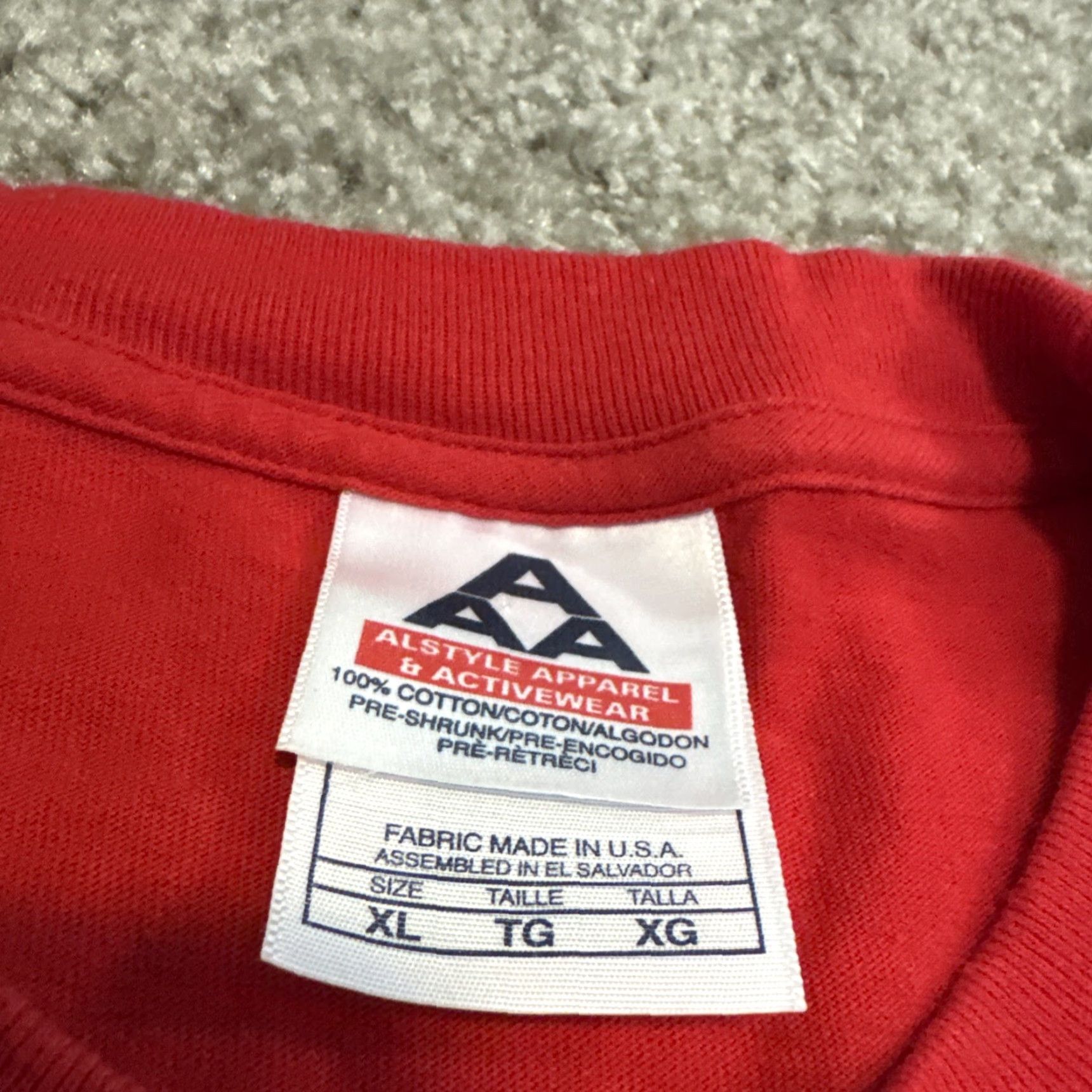 Vintage VINTAGE Missouri Show Me Yours I’ll Show You Mine Funny Joke Graphic T-Shirt XL Men Red Alstyle Apparel & Activewear Size US XL / EU 56 / 4 - 4 Thumbnail