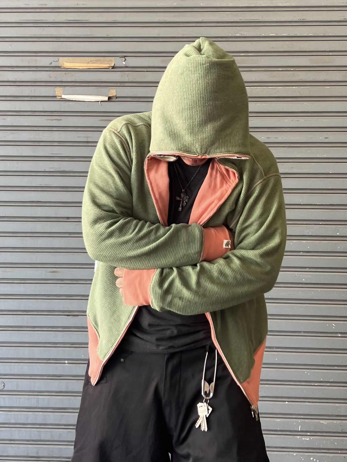 Bape BAPE OG 2ND 2006 NFS "Salmon" PONR Shark Hoodie Size US S / EU 44-46 / 1 - 9 Thumbnail