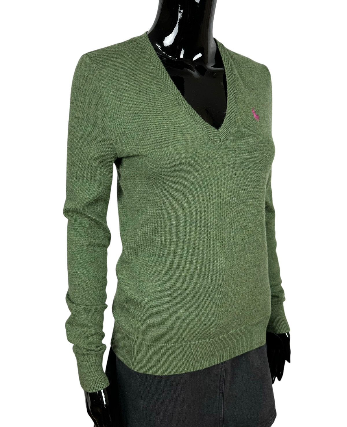 Ralph Lauren Sport Ralph Lauren Sport V-Neck Lana Wool Sweater size S Size S / US 4 / IT 40 - 3 Thumbnail
