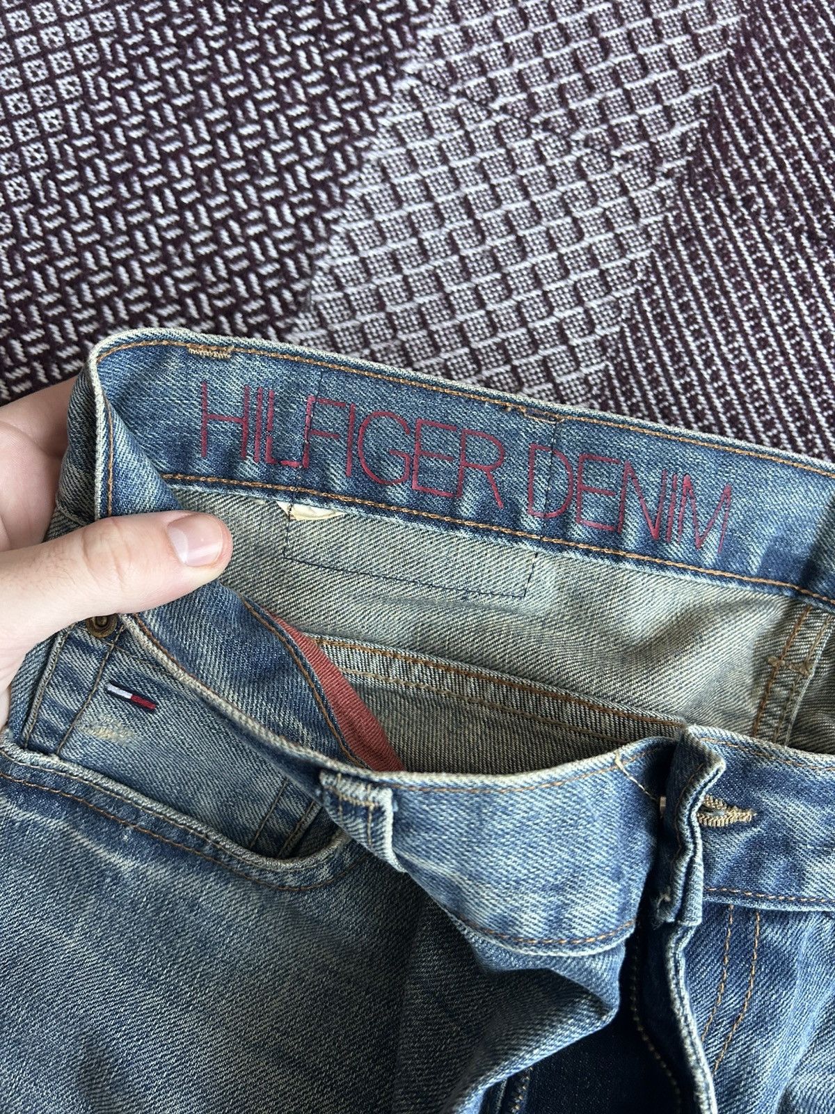 Tommy Hilfiger Crazy Tommy Hilfiger Denim Faded Jeans Washed Straight Sz 32 Size US 32 / EU 48 - 17 Thumbnail