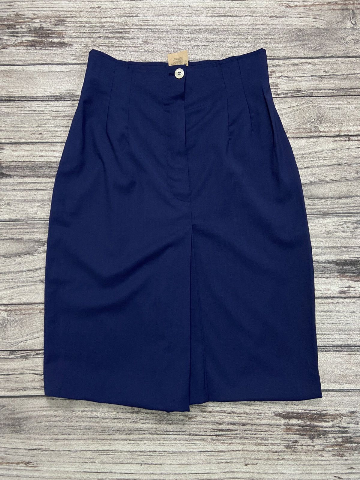 Christian Dior Monsieur × Gianfranco Ferre × John Galliano Vintage 80s Christian Dior Coordonnes Wool Mini Skirt Size 28" / US 6 / IT 42 - 2 Thumbnail