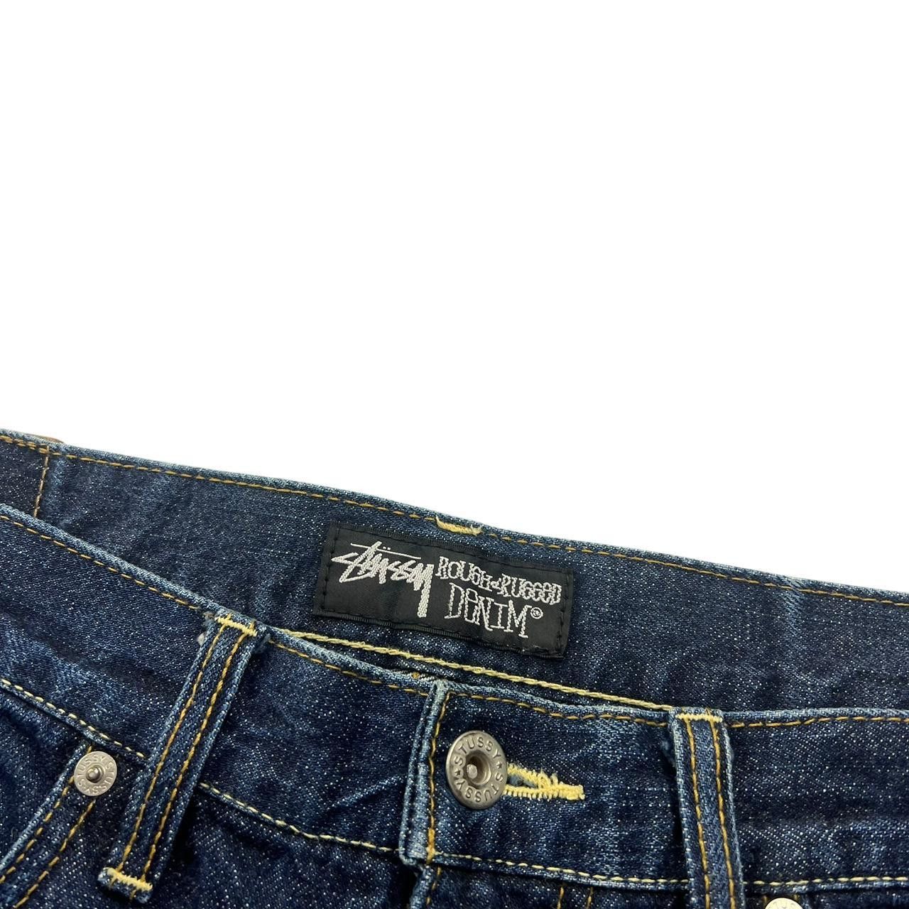 Stussy Vintage 2000s Stussy Navy & Blue Jeans - Waist: 36” Size US 36 / EU 52 - 6 Thumbnail