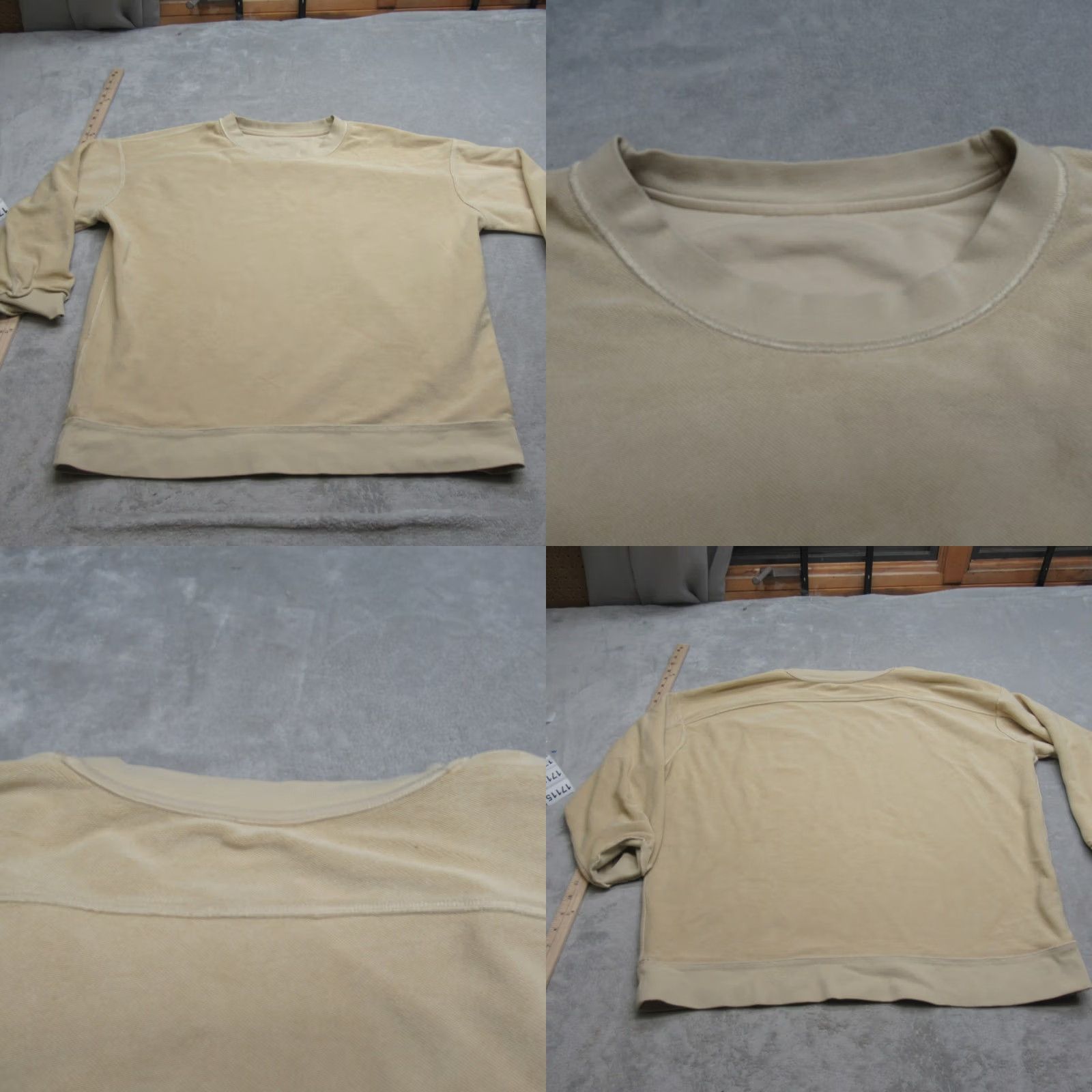 Lululemon Lululemon Sweatshirt Mens 3XL Beige crew neck long sleeve relaxed fit pullover casual loungewear Size US XXL / EU 58 / 5 - 8 Thumbnail
