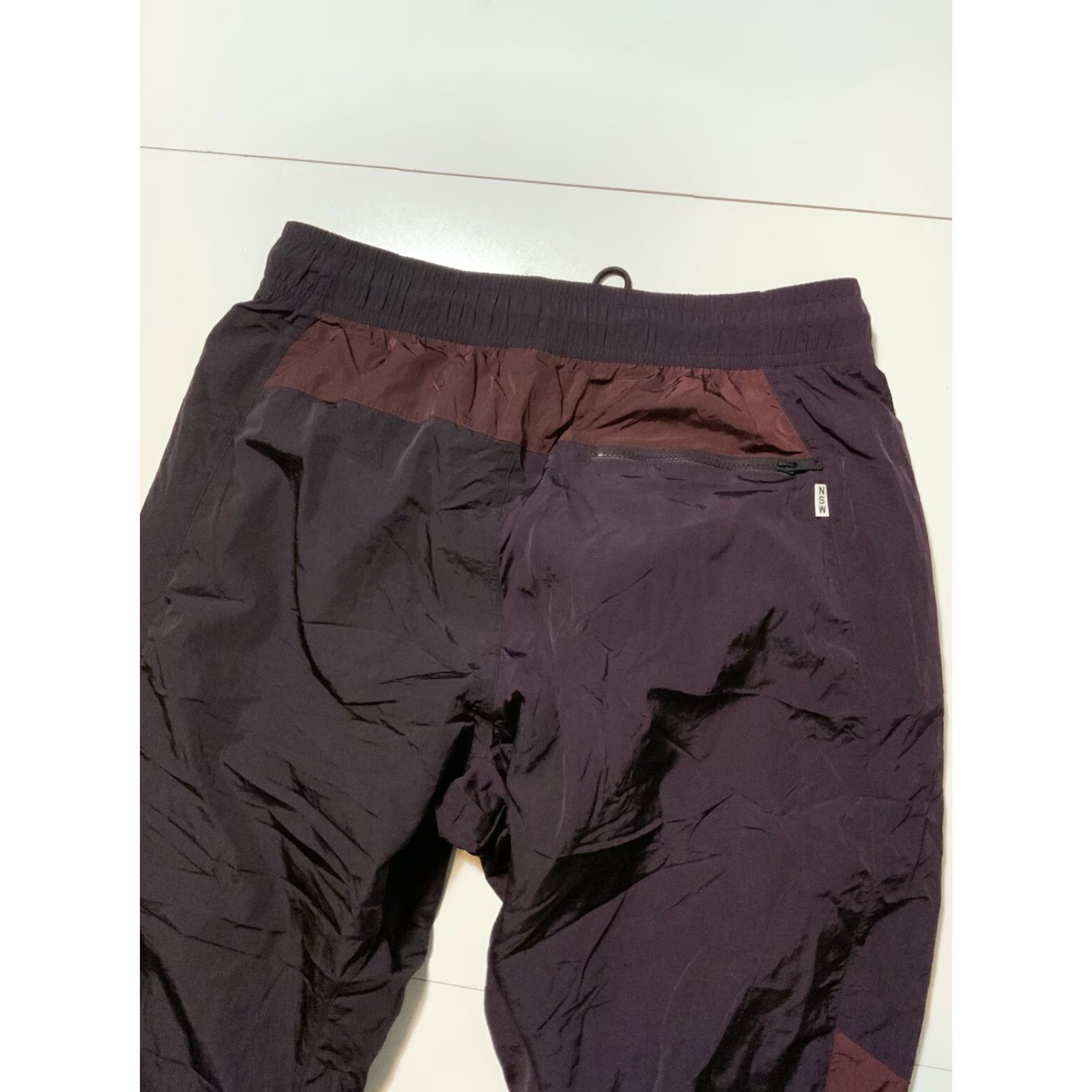 Nike Nike NSW Sportswear Windbreaker Nylon Tapered Jogger Pants XL Burgundy Men Size US 36 / EU 52 - 7 Thumbnail