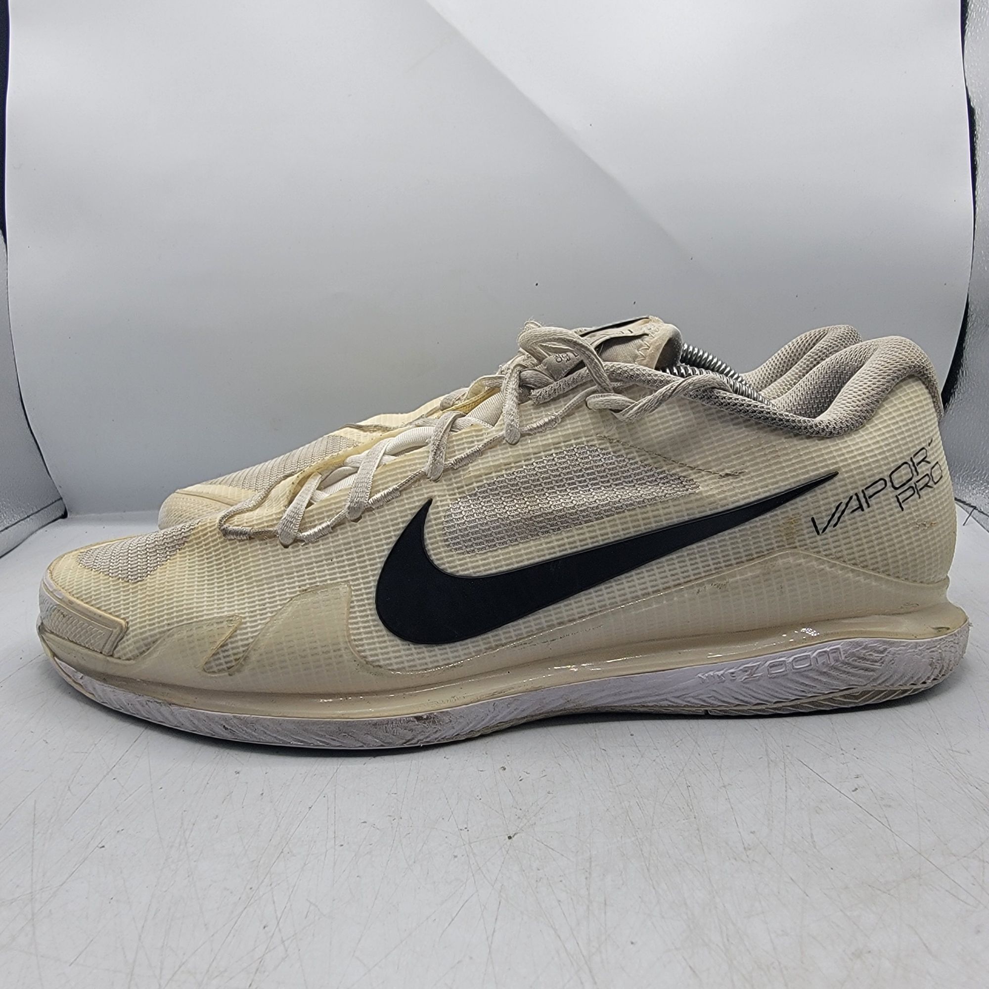 Nike Nike Zoom Vapor Pro Mens 11.5 White Sneaker Shoes Casual Gym Size US 11.5 / EU 44-45 - 12 Thumbnail