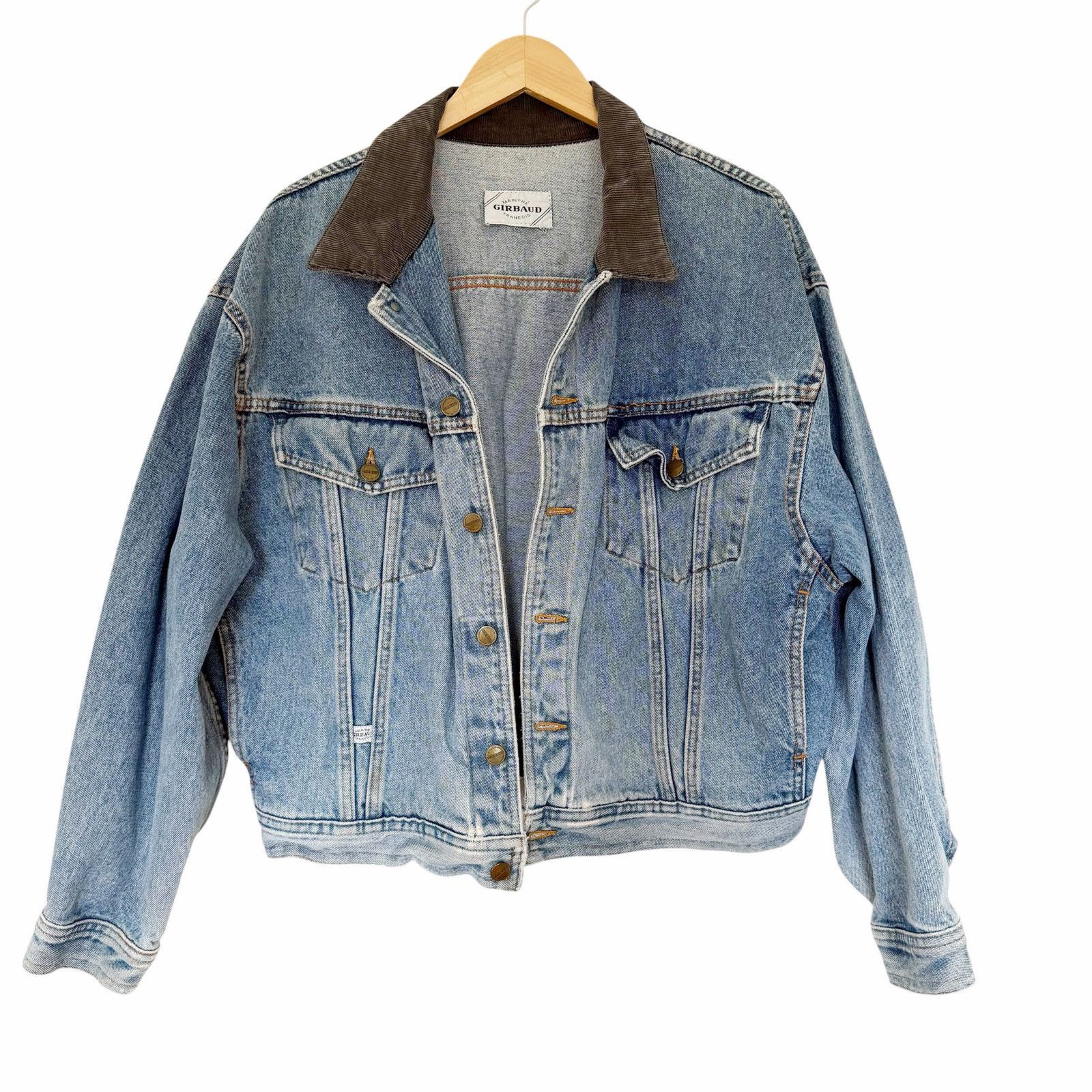 Vintage Vintage Girbaud Jean Jacket Corduroy Collar Sz L/XL Size US L / EU 52-54 / 3 - 1 Thumbnail