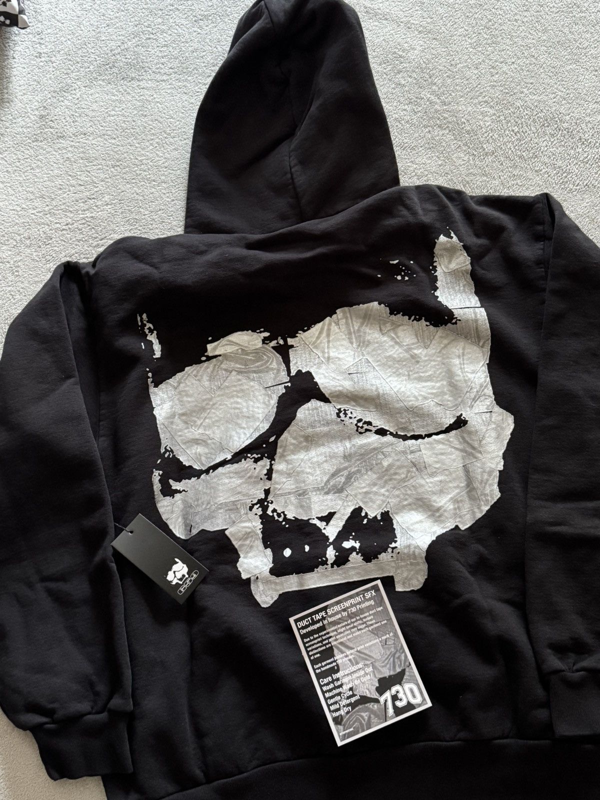 G59 Records G59 Duct Tape Hoodie (Black) Size US XL / EU 56 / 4 - 2 Thumbnail