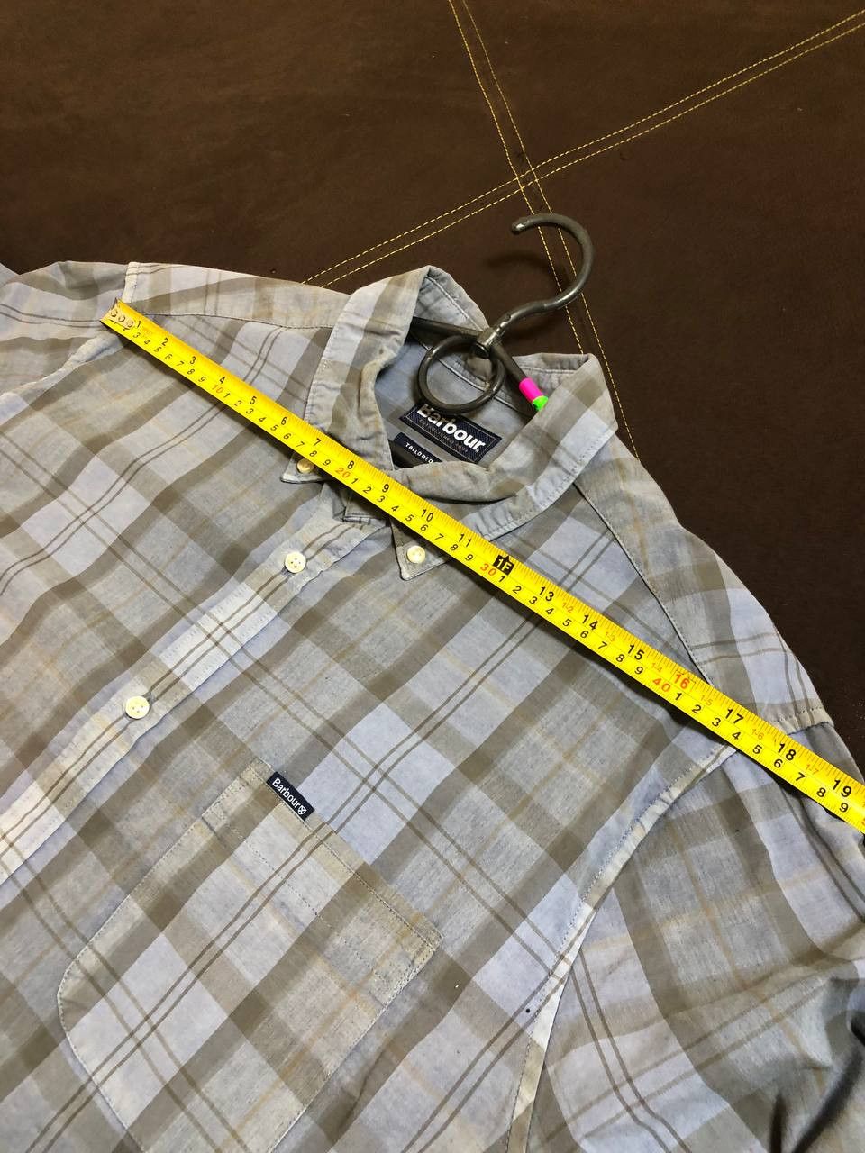 Barbour Barbour Men's Checkered Slim Fit Oxford Shirt Size US L / EU 52-54 / 3 - 11 Thumbnail
