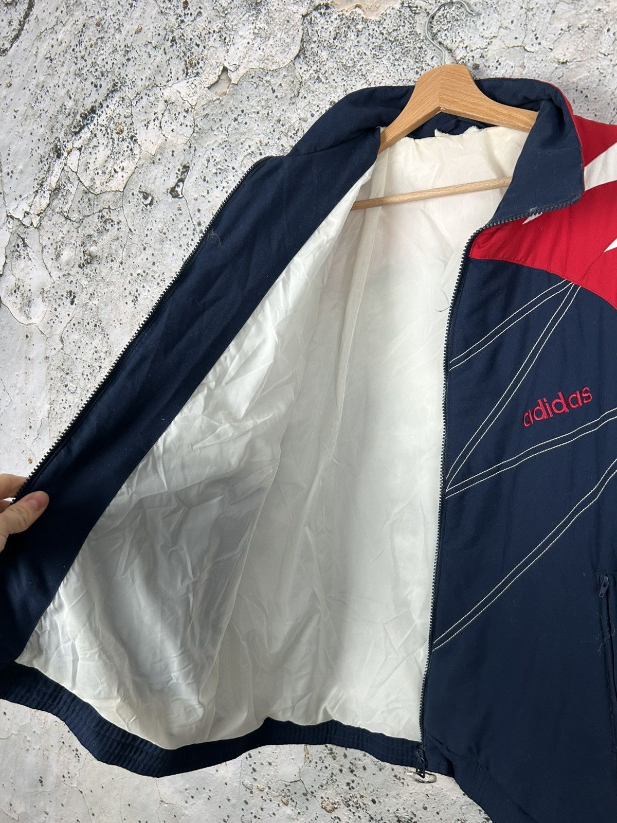 Adidas Vintage 90s Adidas Sportswear Jacket Puffer Hype Rare Size US M / EU 48-50 / 2 - 6 Thumbnail