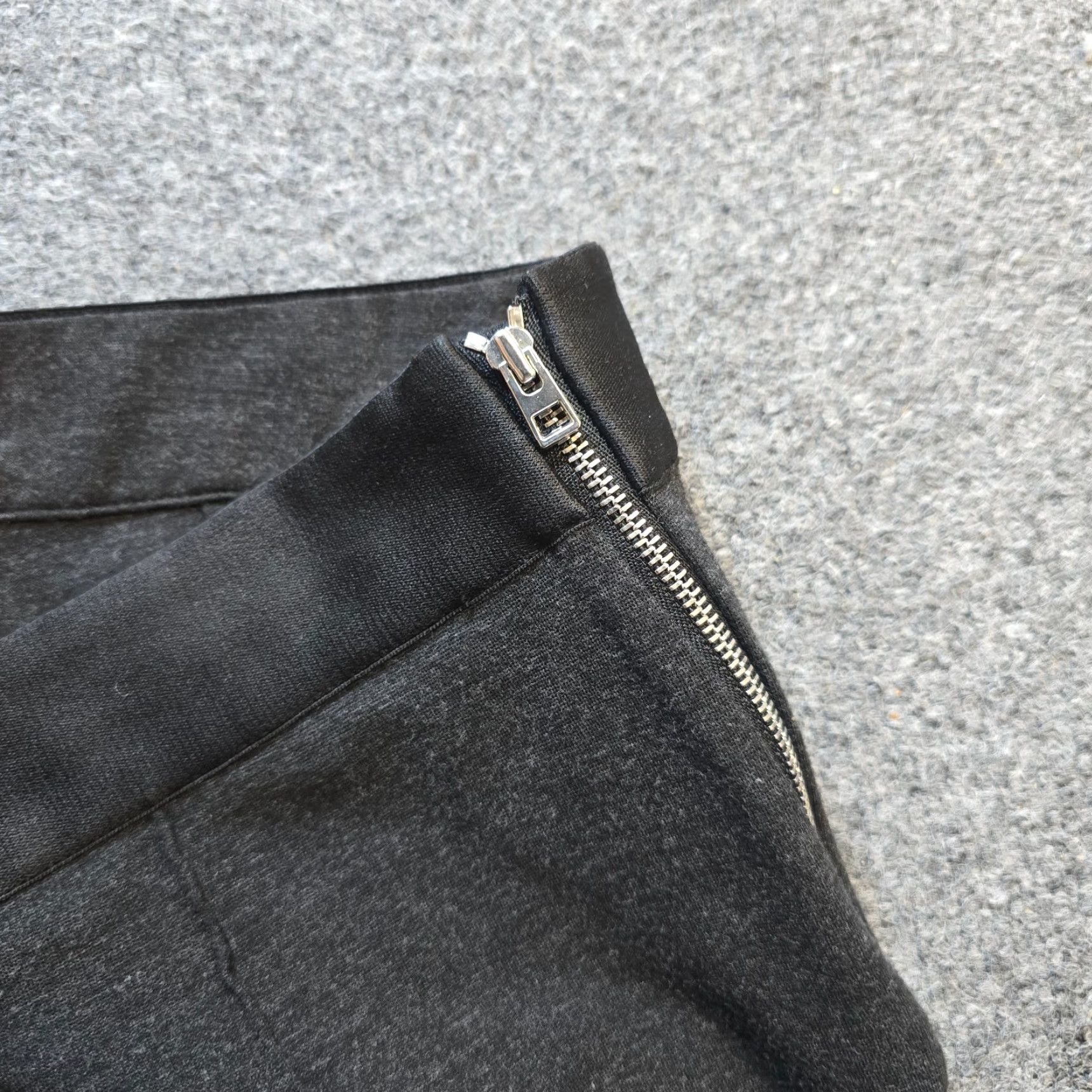 Everlane Everlane Pants Womens Size 12 Gray Fitted Stretch Skinny Side Zip Capsule Casual Size 34" / US 12 / IT 48 - 3 Thumbnail