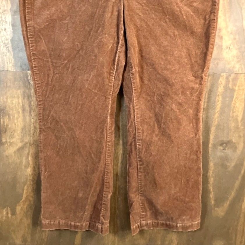 Talbots Talbots Womens Pants Brown Corduroy High Rise Straight Stretch 12 Pants Womens Brown Corduroy High Rise Straight Stretch 12 Size 34" / US 12 / IT 48 - 3 Thumbnail