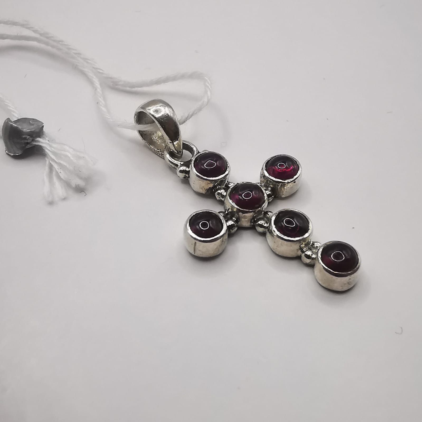 Other Elegant Cross, made of 925 silver Ruby 2.78 g Size ONE SIZE - 8 Thumbnail