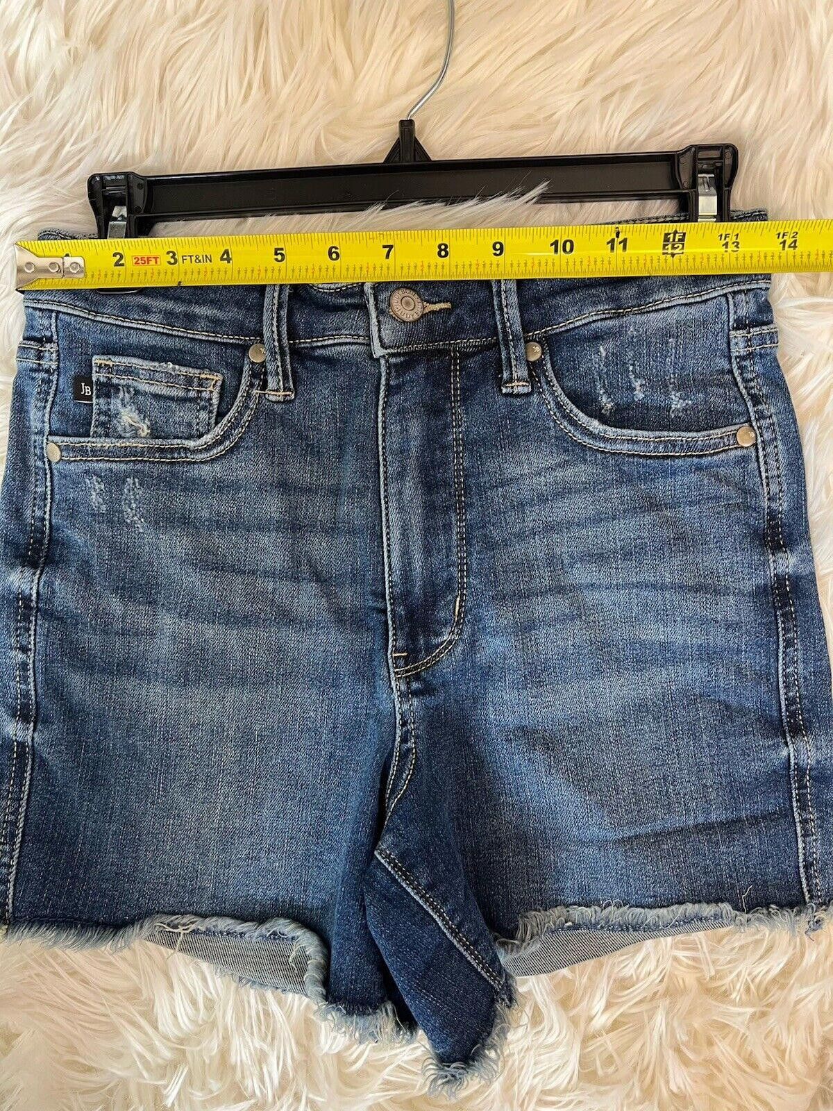 Designer Judy Blue Shorts Womens Size M Stretch Modified Raw Hem Size 32" / US 10 / IT 46 - 5 Thumbnail