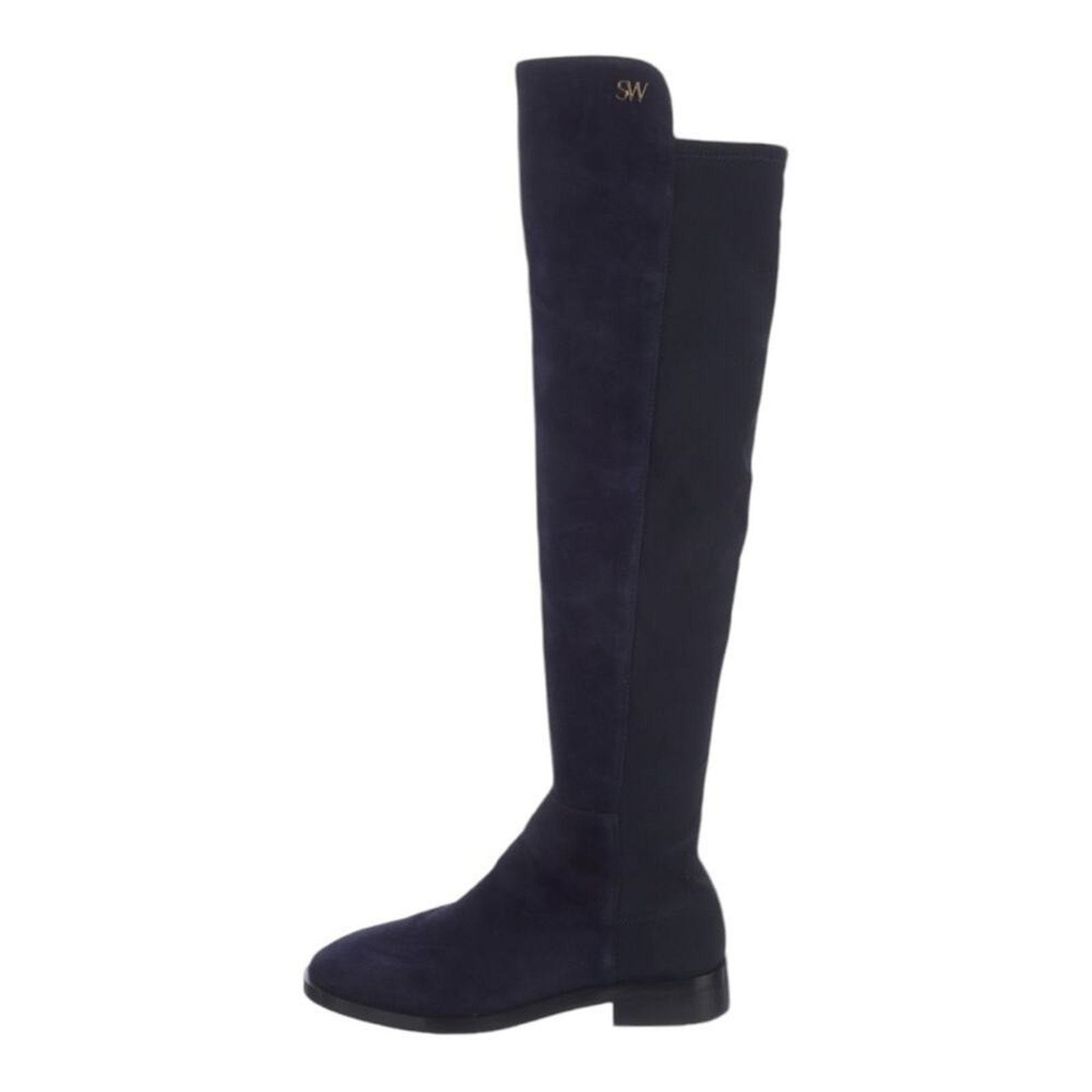 Stuart Weitzman Stuart Weitzman Blue Midland Knee High Riding Boots Size 5.5 Size US 5.5 / IT 35.5 - 4 Thumbnail